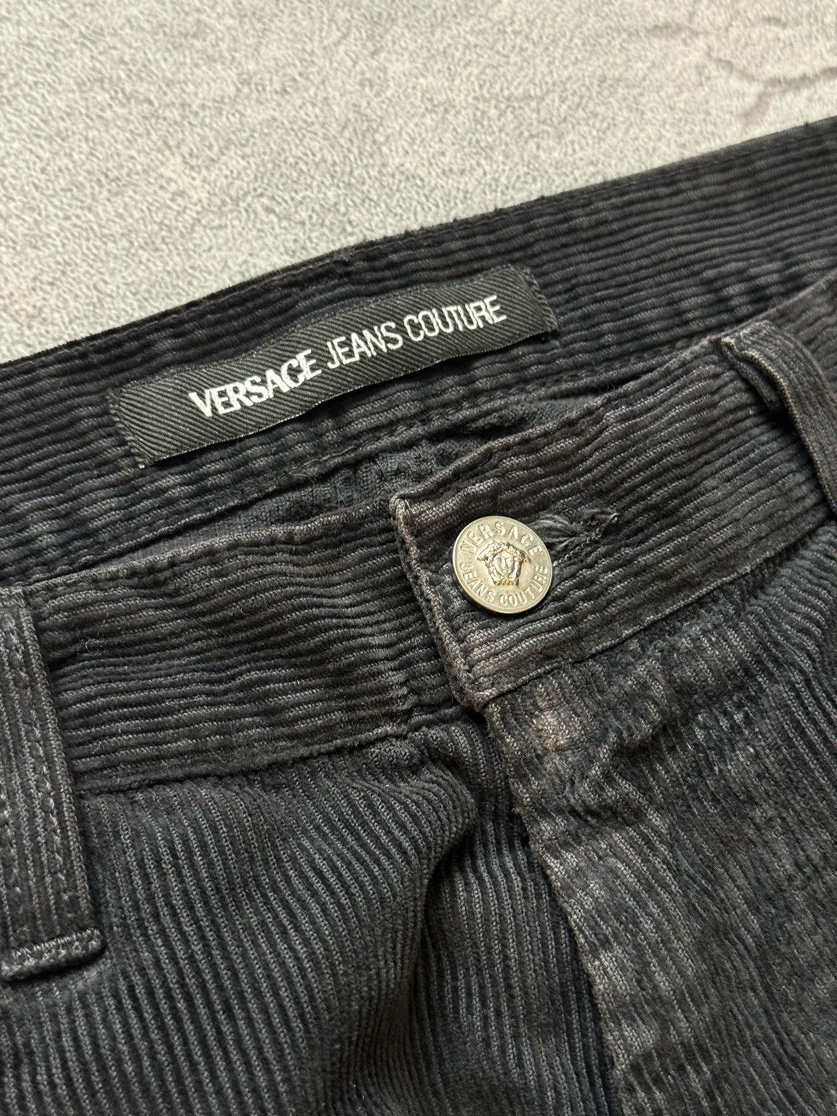 Versace × Versace Jeans Couture × Vintage Versace Jean couture 35/49 corduroy pant trouser chino 90s Size US 35 - 14 Thumbnail