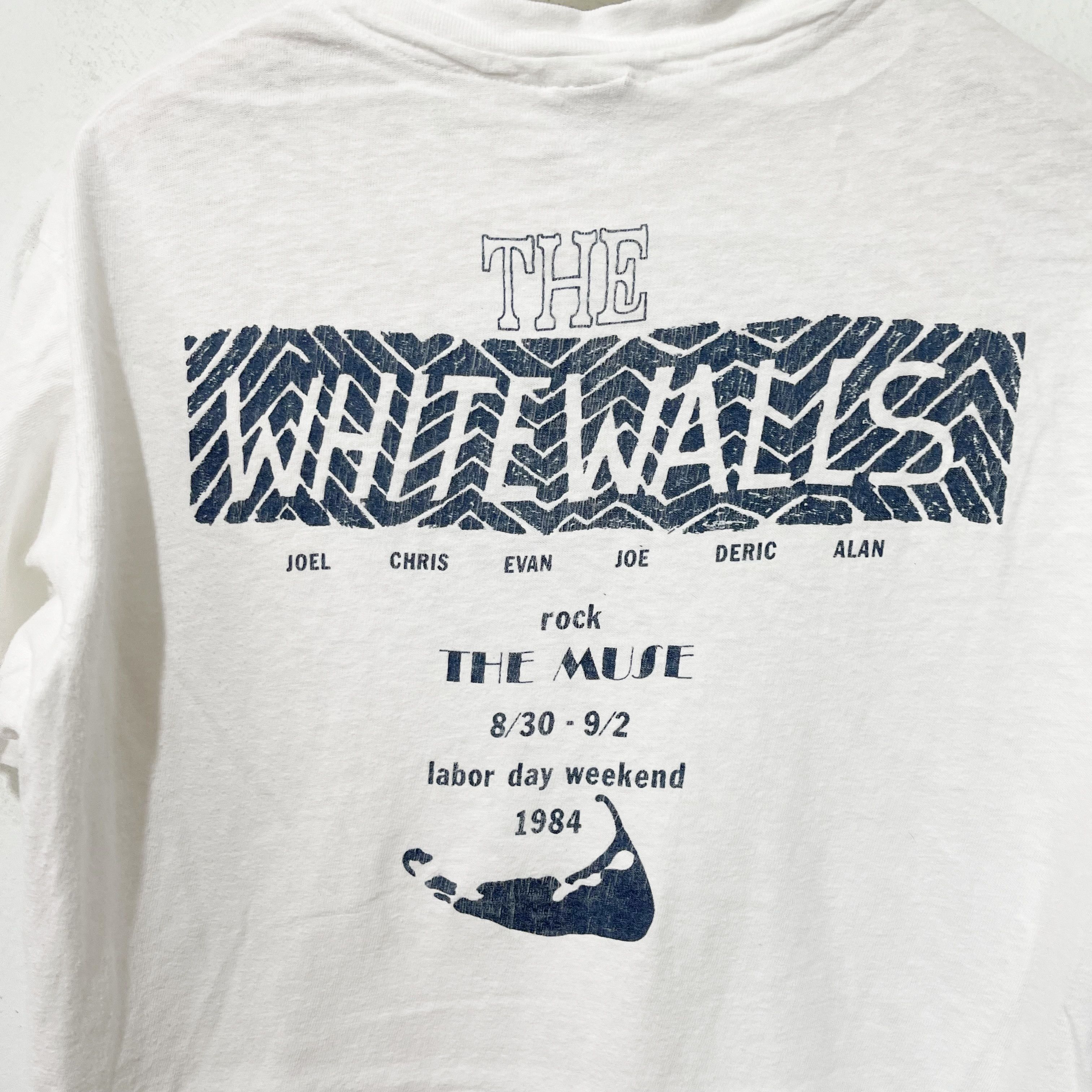 Vintage Vintage 1984 The Whitewalls T-Shirt Size US S / EU 44-46 / 1 - 3 Thumbnail