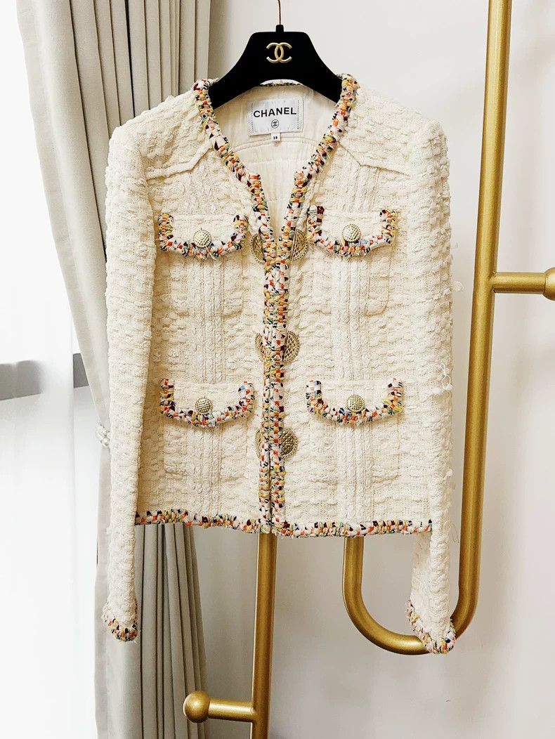 Chanel Chanel Cuba series beige four-pocket colored rolled-edged Size XS / US 0-2 / IT 36-38 - 1 Thumbnail