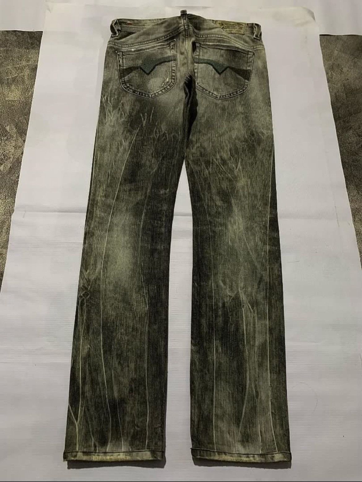Diesel × If Six Was Nine × Le Grande Bleu (L.G.B.) Diesel Faded Denim Pants Size US 33 - 3 Thumbnail