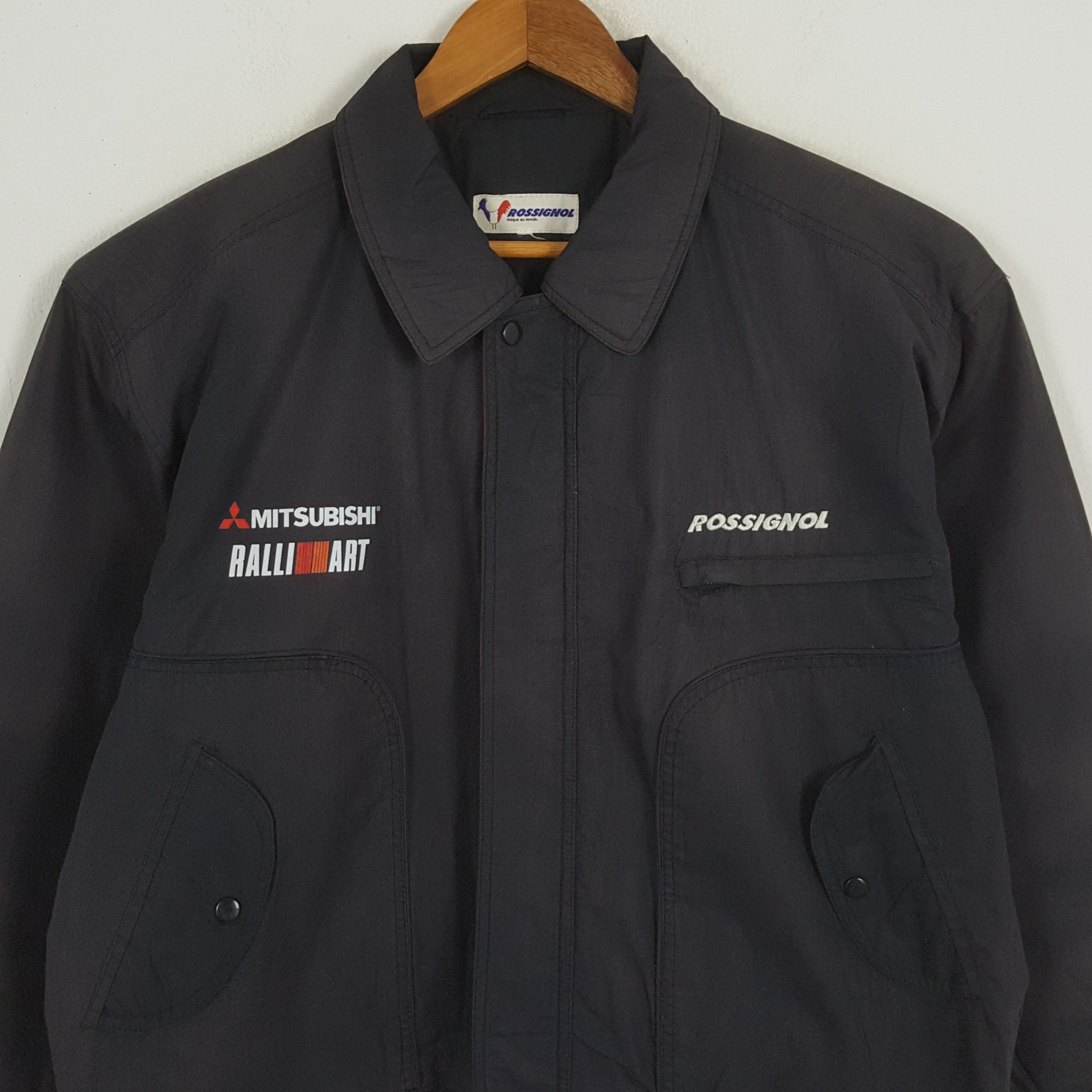 Japanese Brand × Vintage Vintage MITSUBISHI RALLI ART Japanese Racing Custom Jacket Size US L / EU 52-54 / 3 - 4 Thumbnail