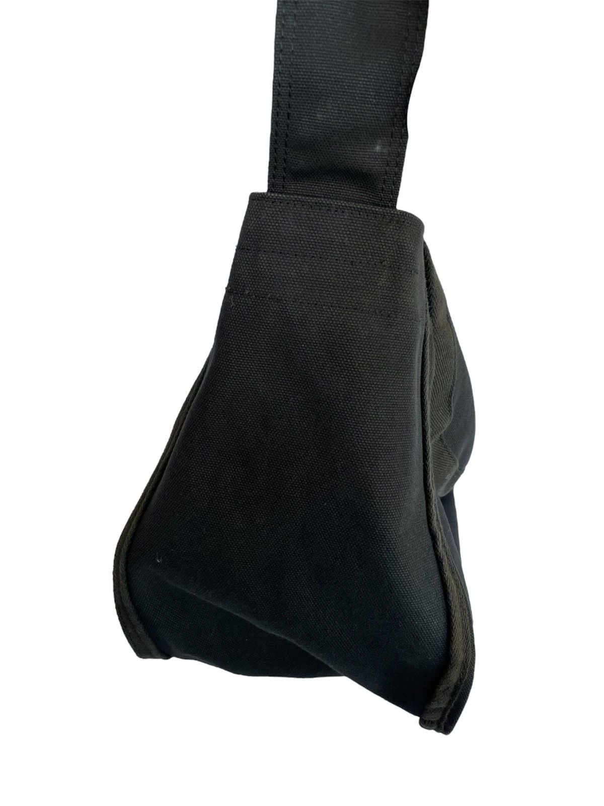 CDG Homme Plus Archive Black Canvas Crossbody Shoulder Bag