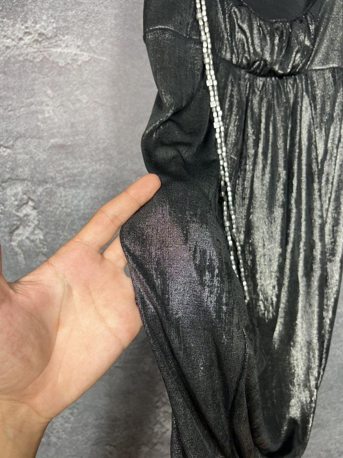 Miss Sixty Miss Sixty Y2K Vintage Shimmery Metallic Sleeveless Dress Size M / US 6-8 / IT 42-44 - 6 Thumbnail