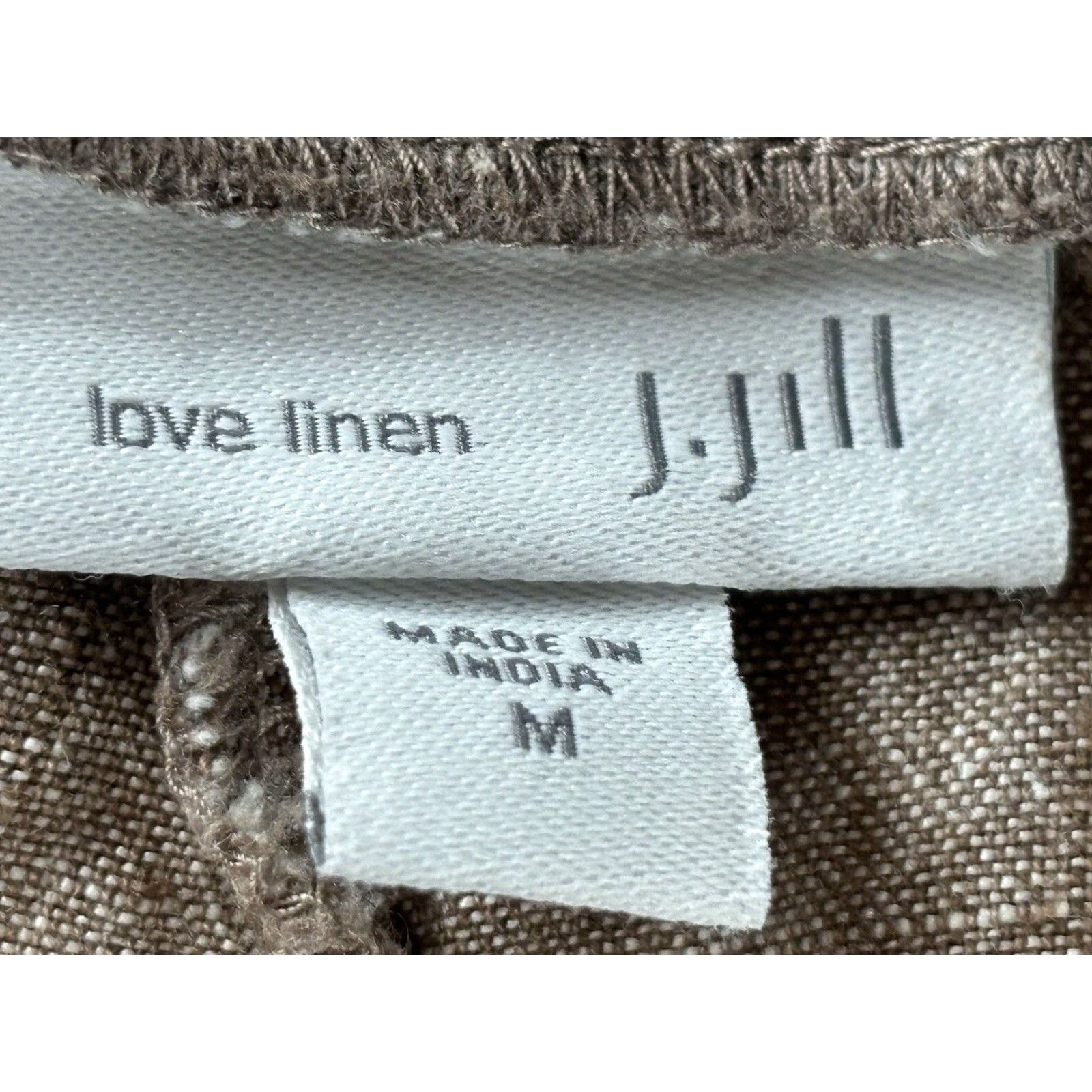 J. Jill VINTAGE? J. Jill Love Linen Pants Sz Medium Brown Pull On Lagenlook Casual Woman Pants Regular Brown Linen Tapered Lagenlook ALL? Size 32" / US 10 / IT 46 - 5 Thumbnail