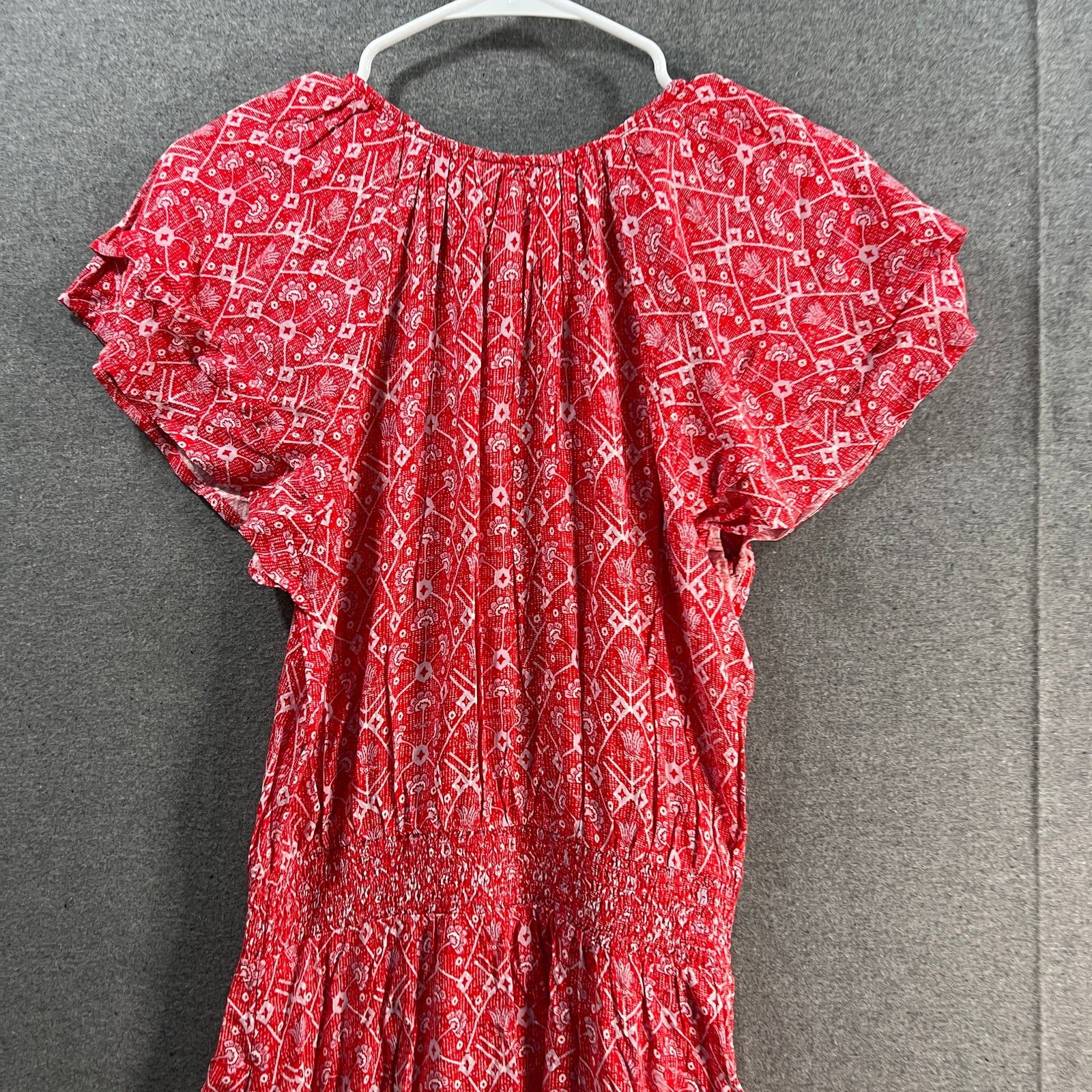 Other Destination 365 Regular Printed Short-Sleeve Midi Dress Red Size XS / US 0-2 / IT 36-38 - 14 Thumbnail