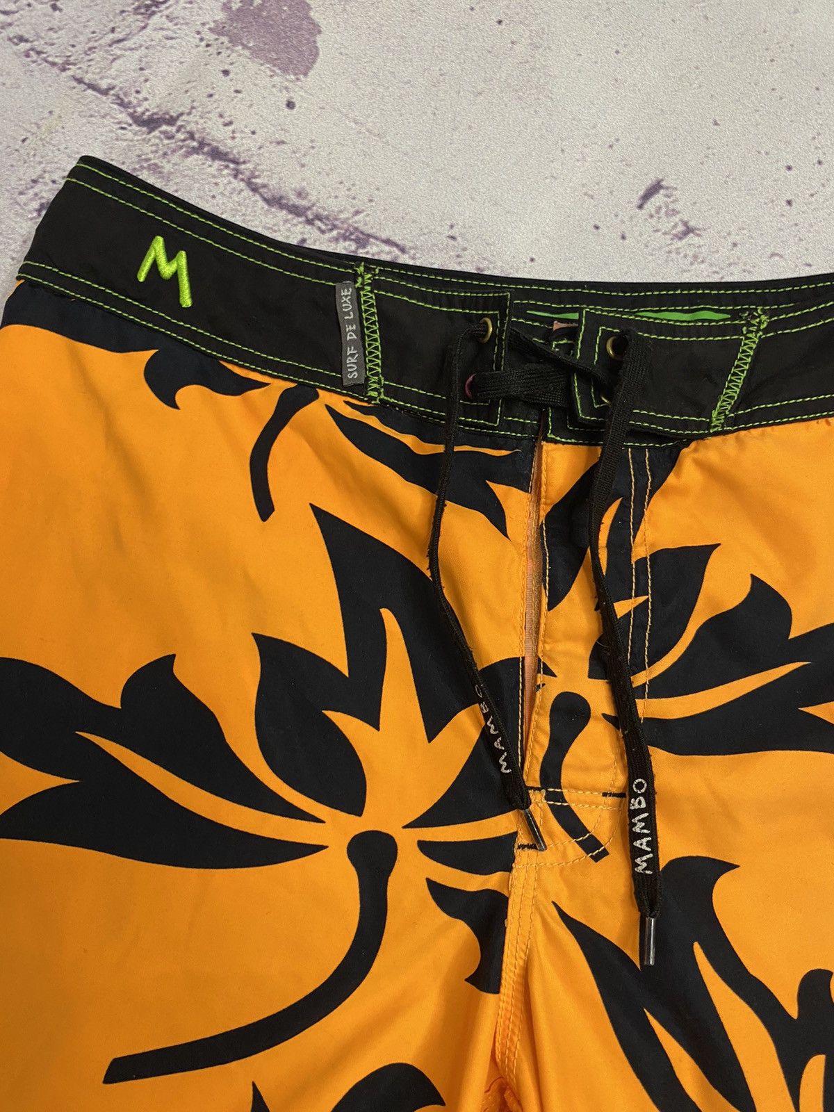 Mambo MENS vintage Mambo Overprint Luxury Surf Shorts Size US 32 / EU 48 - 3 Thumbnail