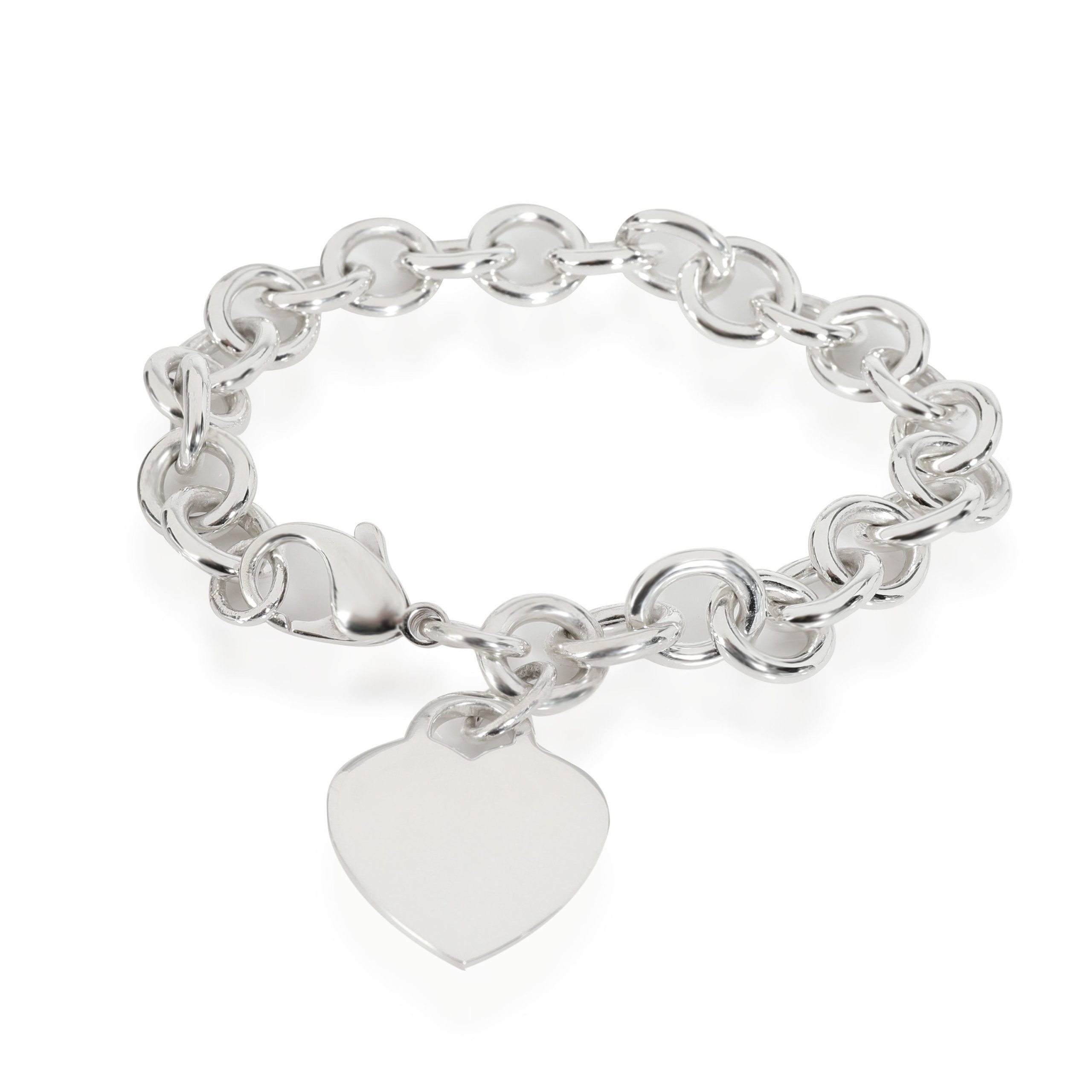 Tiffany & Co. Heart Link Bracelet in Sterling Silver