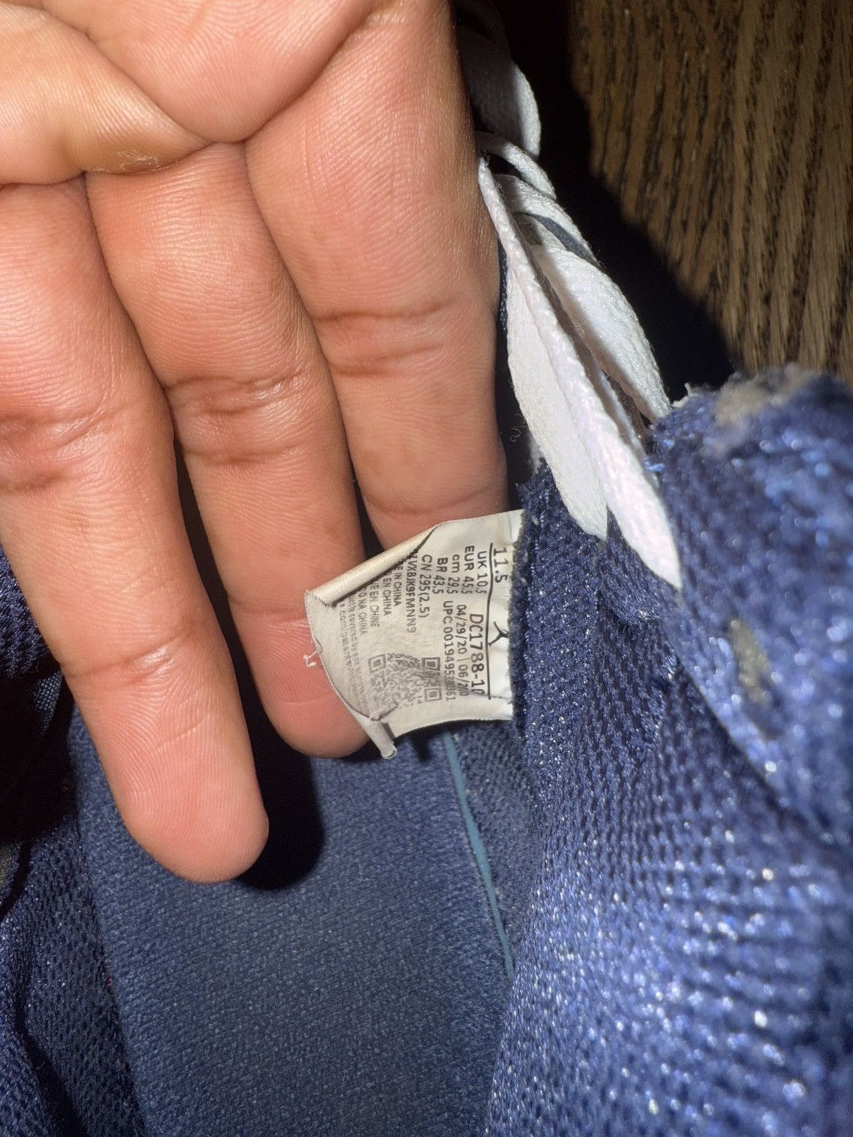 Jordan Brand Midnight navy Size US 11.5 / EU 44-45 - 9 Thumbnail