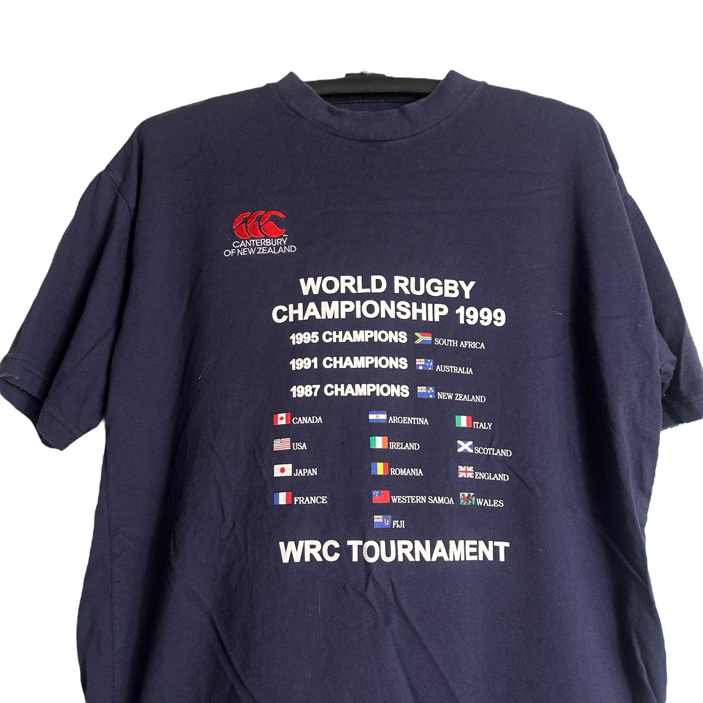 Canterbury of New Zealand 🔥RARE🔥Vintage Canterbury Of New Zealand 1999 WRC T-shirt Size US XL / EU 56 / 4 - 2 Thumbnail