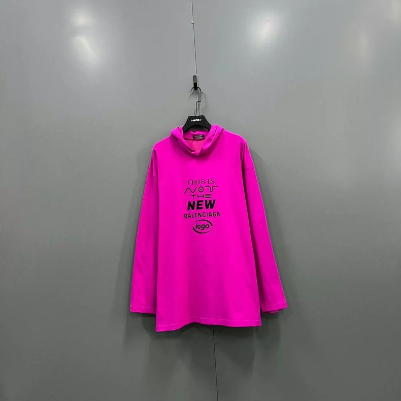 Balenciaga Balenciaga Front Logo Print Hoodie Size US XS / EU 42 / 0 - 1 Thumbnail