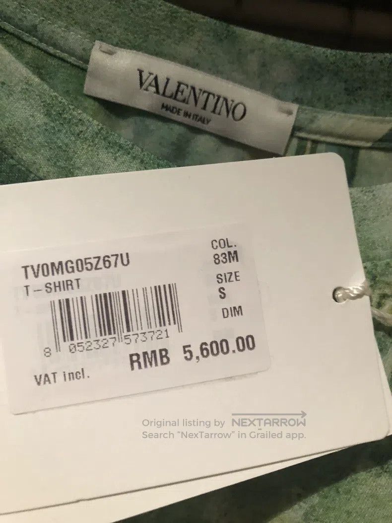 Valentino Valentino T-shirt Size US S / EU 44-46 / 1 - 9 Thumbnail