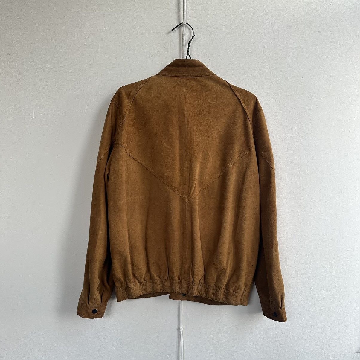 Other VINTAGE SUEDE LEATHER TRUCKER JACKET Size US M / EU 48-50 / 2 - 14 Thumbnail