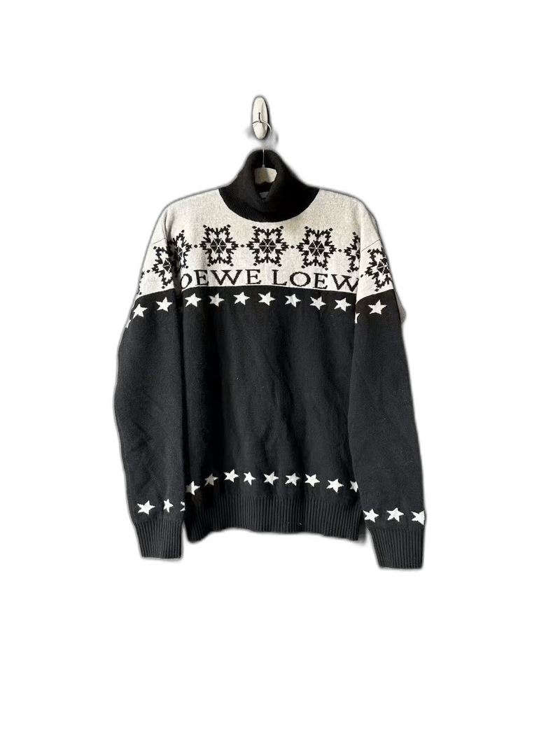 Loewe Loewe Star Pattern Turtleneck Sweater Size US M / EU 48-50 / 2 - 1 Thumbnail