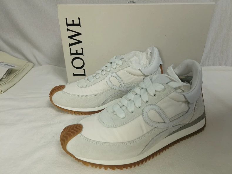Loewe LOEWE Flow Runner Leather Low-Top Sneakers - dmc Size US 5 / EU 37 - 1 Thumbnail