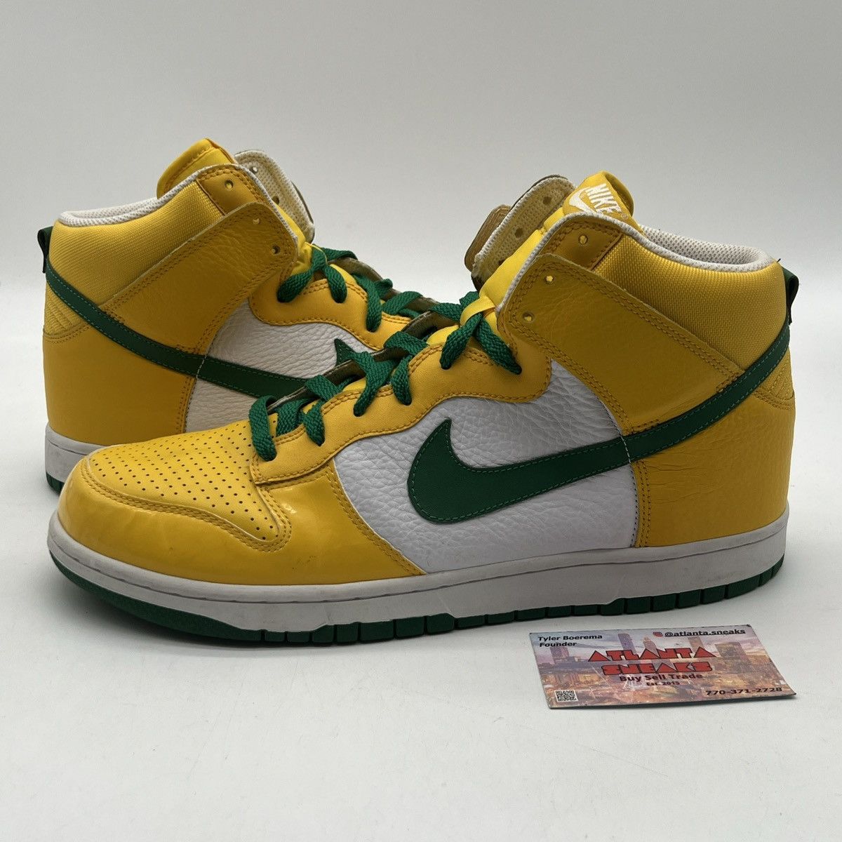 Nike Dunk high yellow Size US 13 / EU 46 - 1 Thumbnail