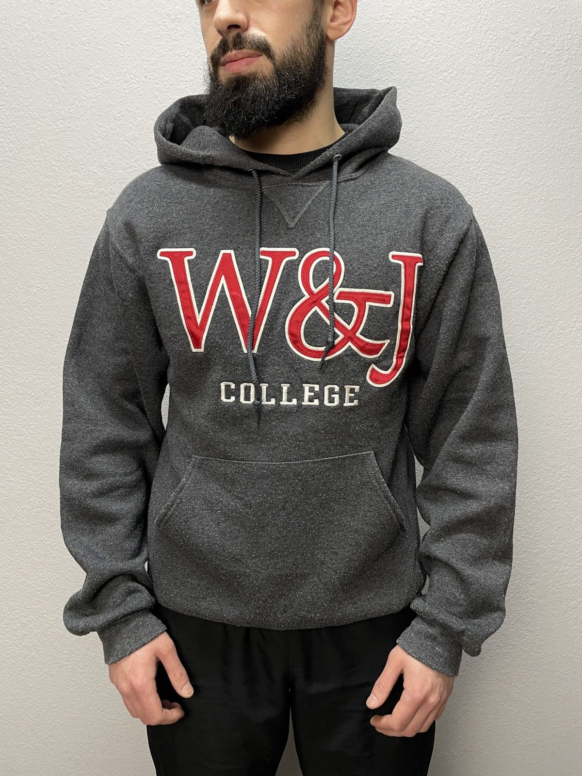 Russell Athletic Vintage 00s W&J College Russel Atlantic Boxy Fit Hoodie Size US M / EU 48-50 / 2 - 8 Thumbnail