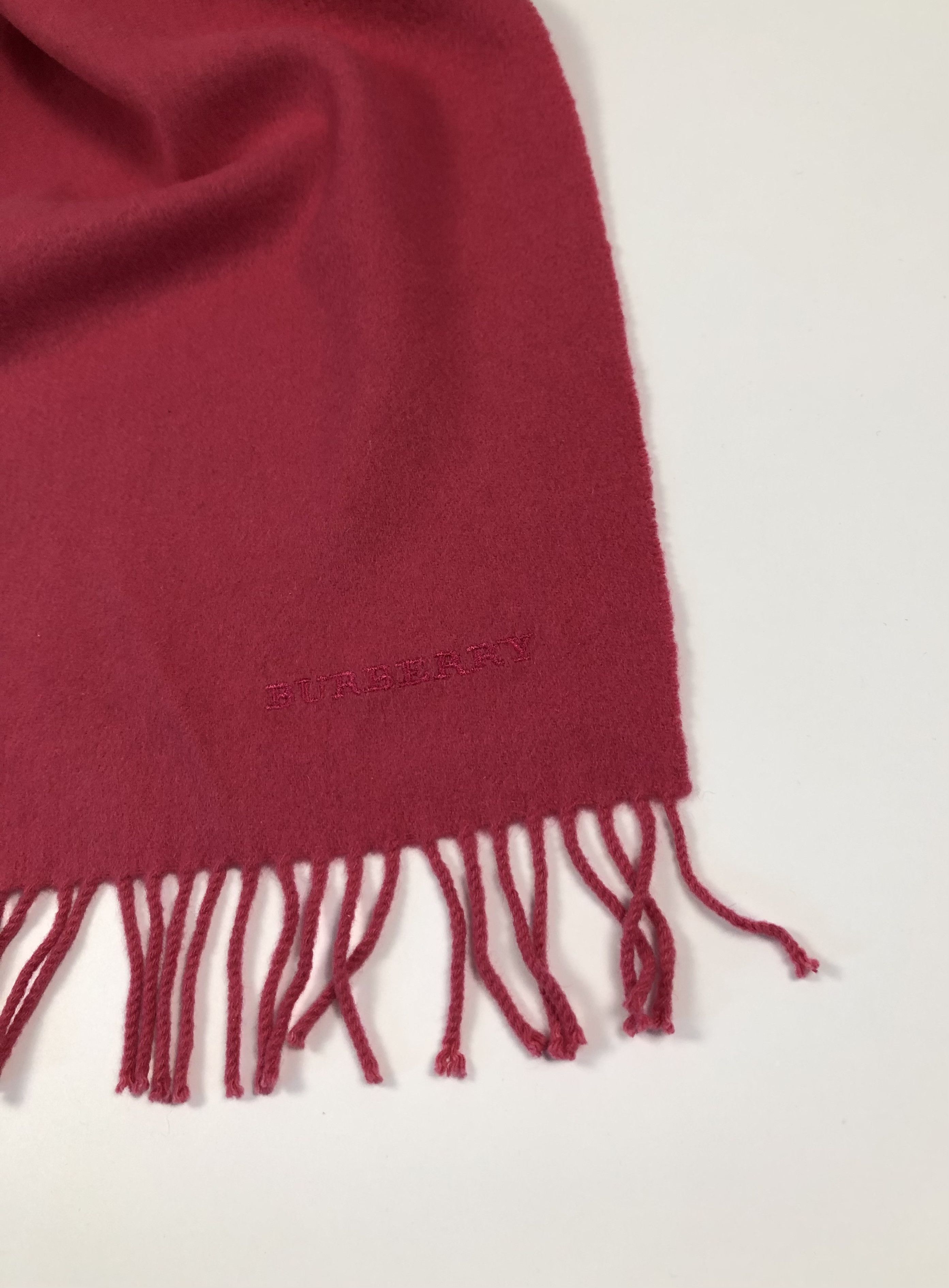Burberry Burberry Vintage Cashmere Scarf Size ONE SIZE - 4 Thumbnail