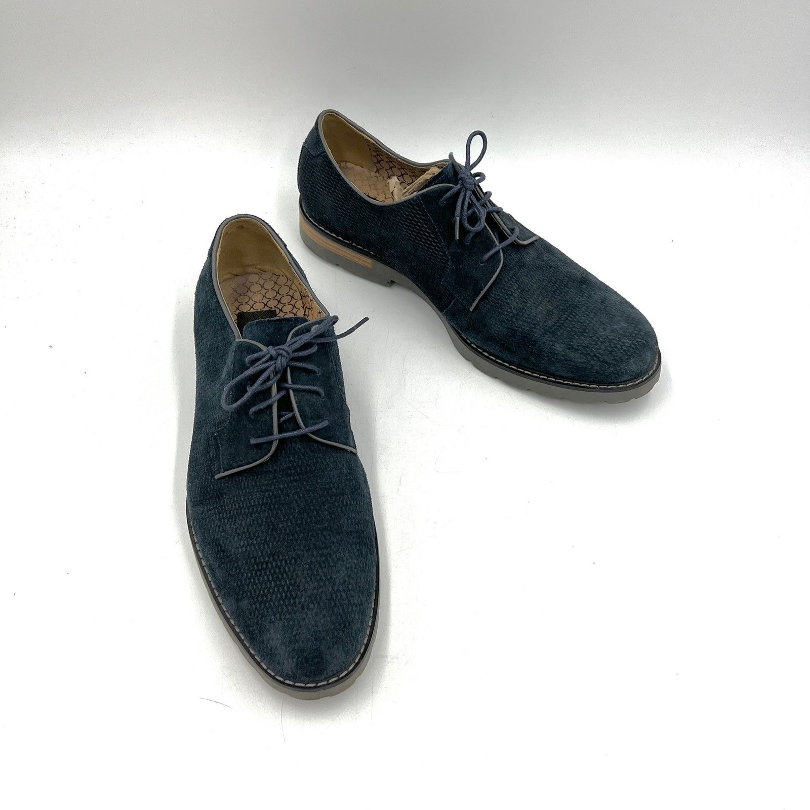 JACHS NY Jachs NY Marty Perforated Suede Oxfords Size US 11 / EU 44 - 5 Thumbnail