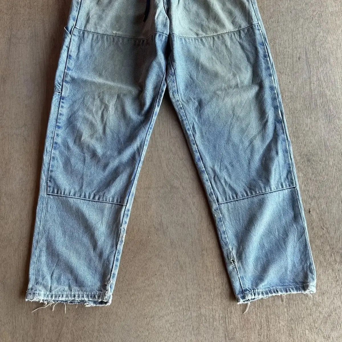 Levi's Made & Crafted LEVI’S MADE & CRAFT DENIM DOUBLE KNEE RIPPED WORK WEAR PANTS Size US 30 / EU 46 - 7 Thumbnail