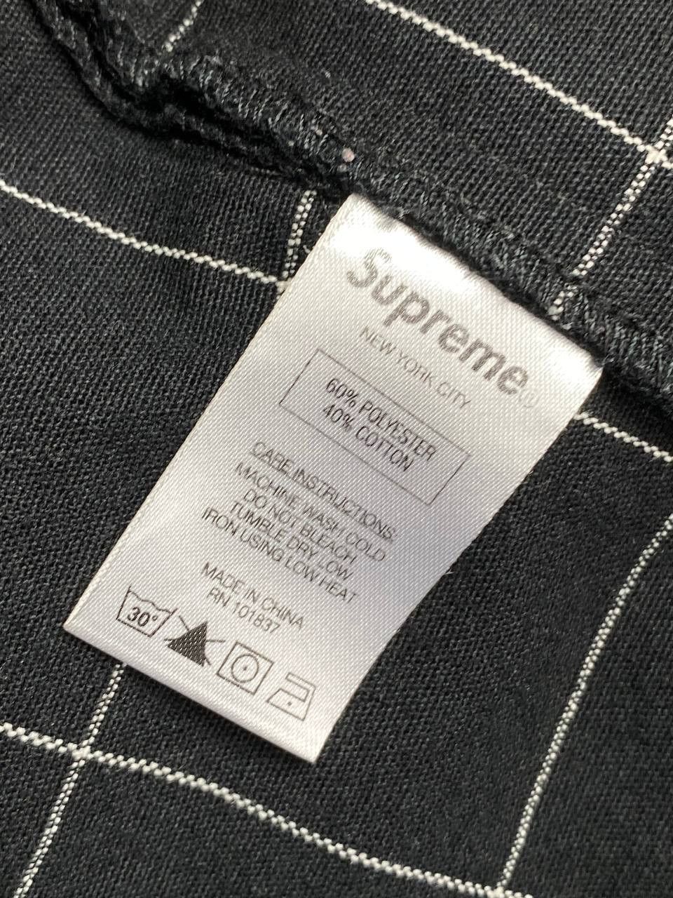 Supreme Supreme Chech Work Pants Trousers Men Size 30 Black Size US 30 / EU 46 - 9 Thumbnail