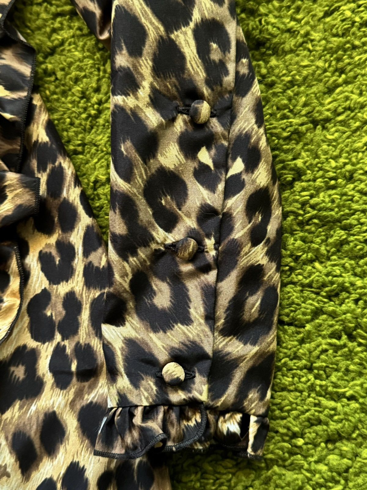 Alessandra Rich Alessandra Rich 100% silk leopard pattern mini dress Size S / US 4 / IT 40 - 6 Thumbnail