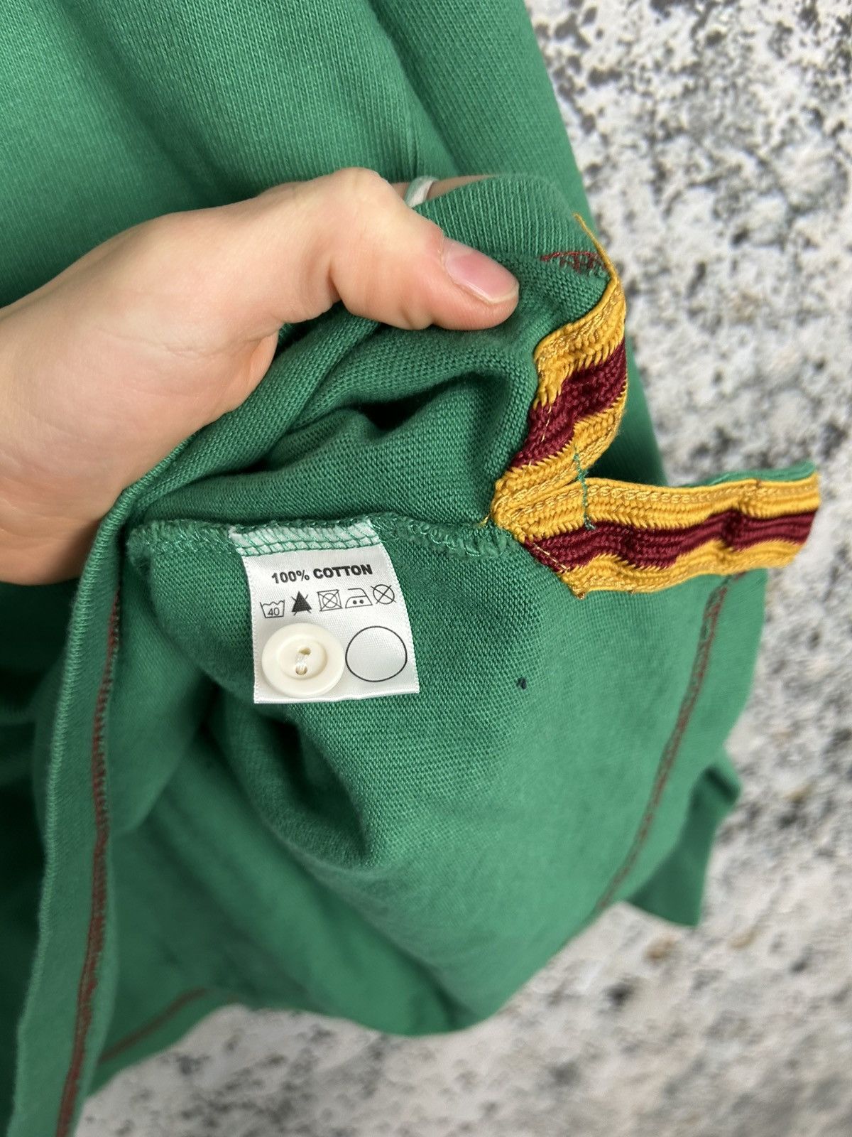 Vintage Vintage Rugby Polo Green University Streetwear 90s Size US M / EU 48-50 / 2 - 6 Thumbnail