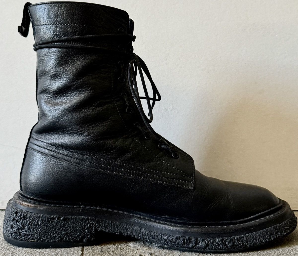 Dior Dior - Hedi Slimane - AW07 “Navigate”- Leather Combat Boots Size US 9 / EU 42 - 14 Thumbnail