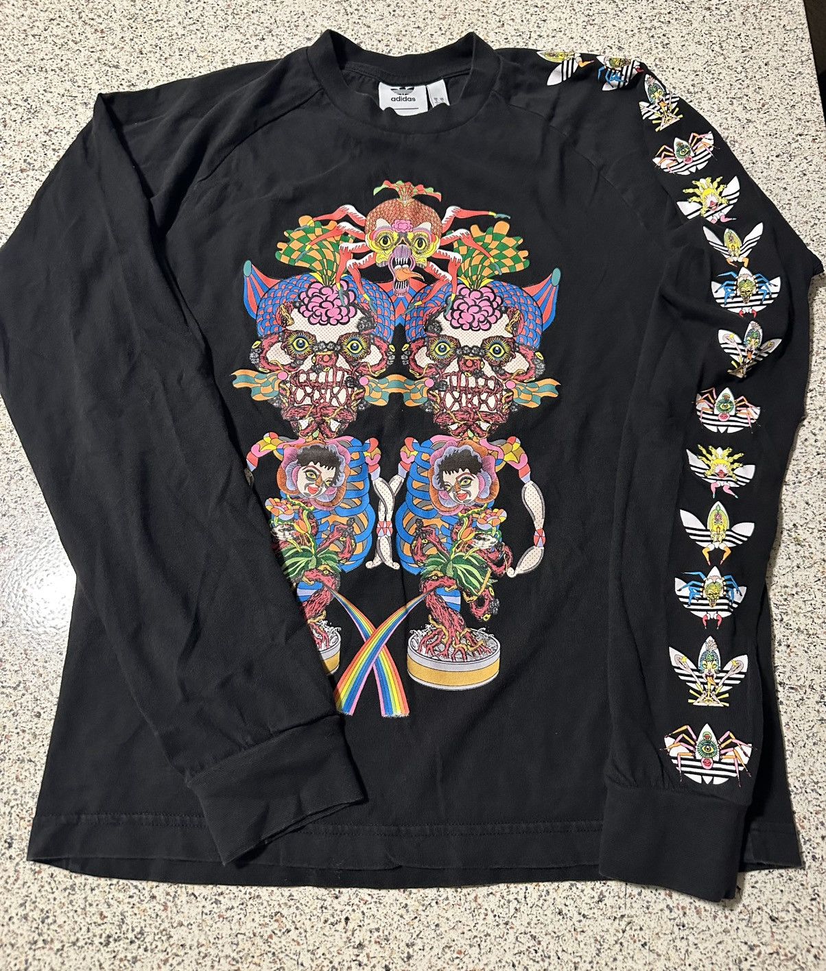 Adidas Reiichi Taanami Black Long Sleeve T-shirt Size US S / EU 44-46 / 1 - 2 Thumbnail