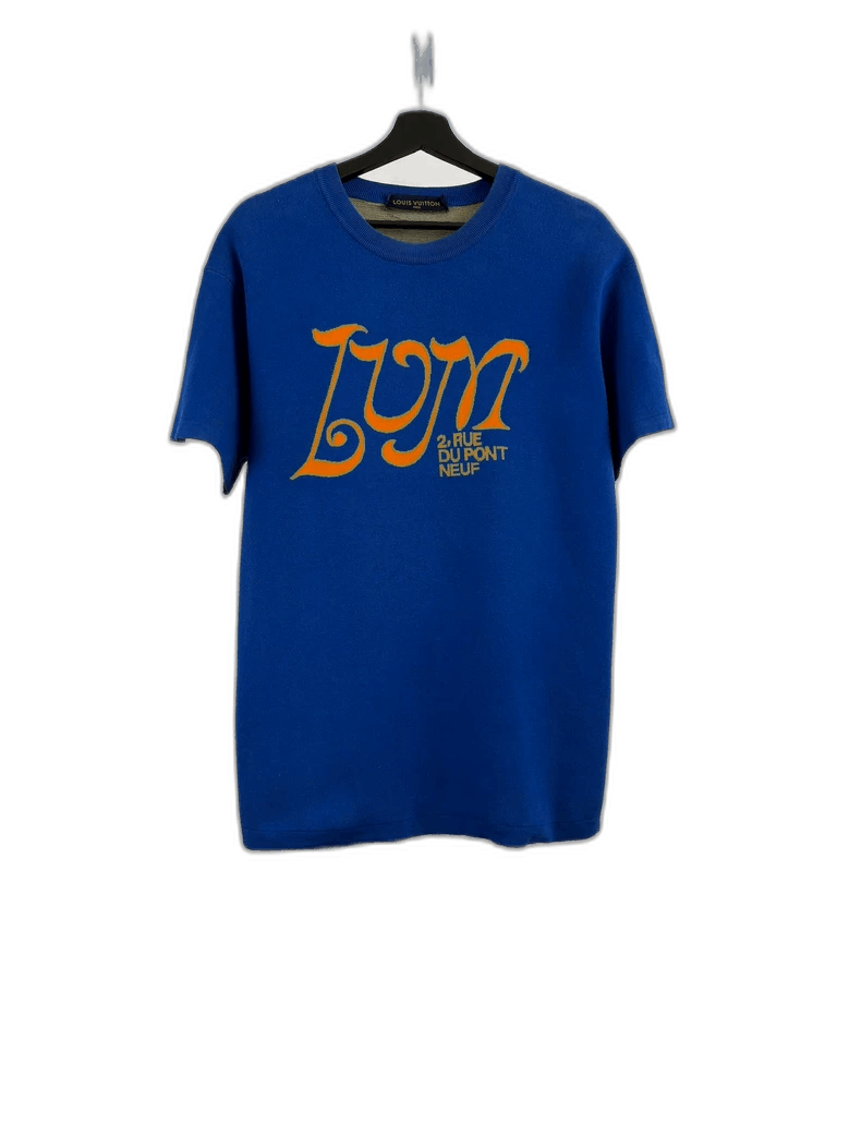 Louis Vuitton Louis Vuitton Blue Note Knit Short Sleeve Shirt Size US S / EU 44-46 / 1 - 1 Thumbnail