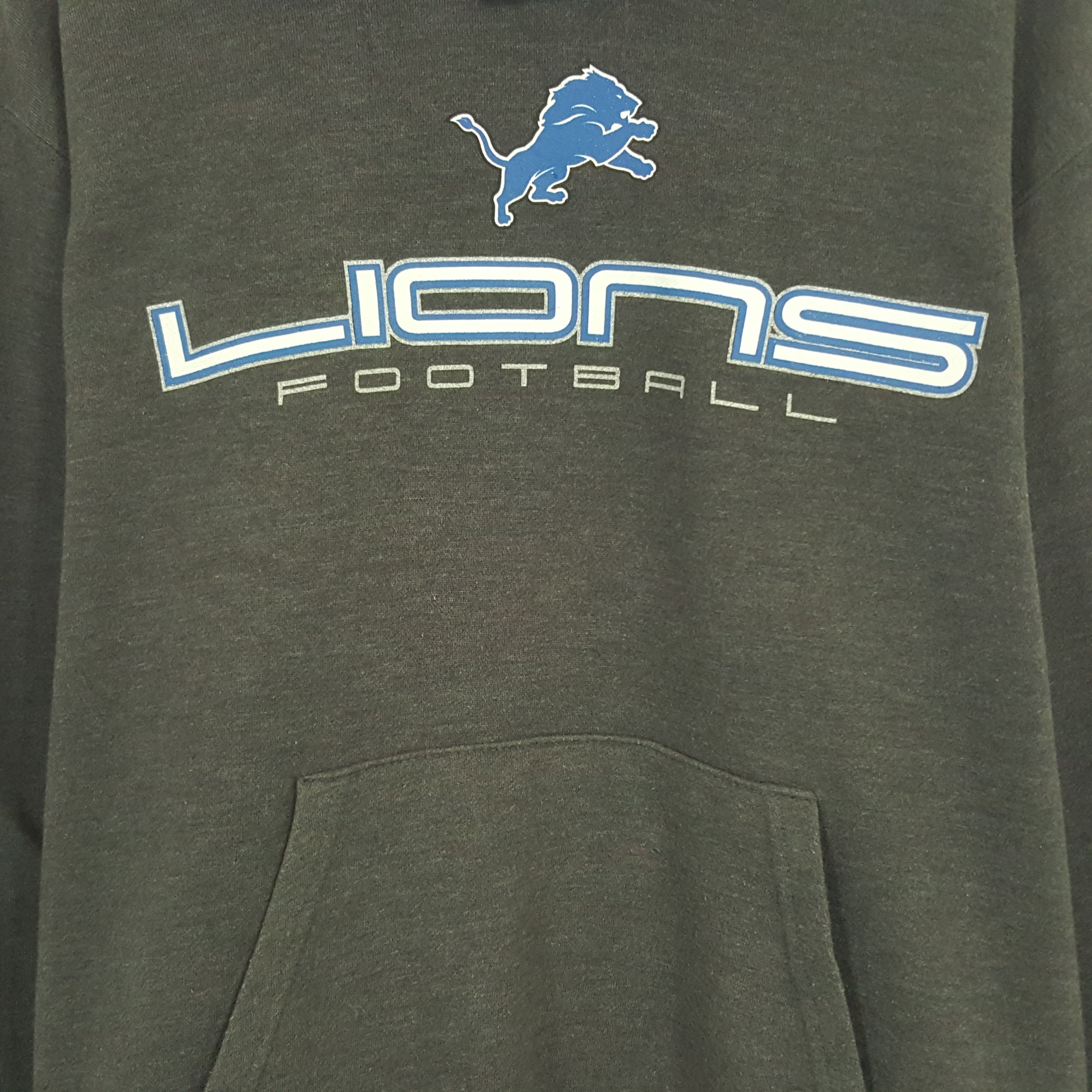 NFL × Vintage Vintage Lions Football Sweatshirt Hoodies Size US XL / EU 56 / 4 - 2 Thumbnail