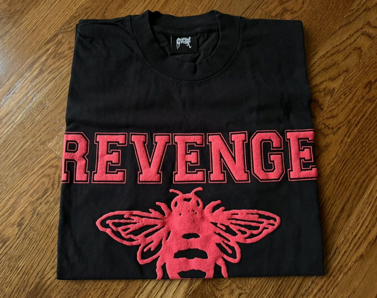 999 Club × Revenge XL Revenge Juice Wrld Friend Tee Black Shirt Bee Red Extra Size US XL / EU 56 / 4 - 9 Thumbnail