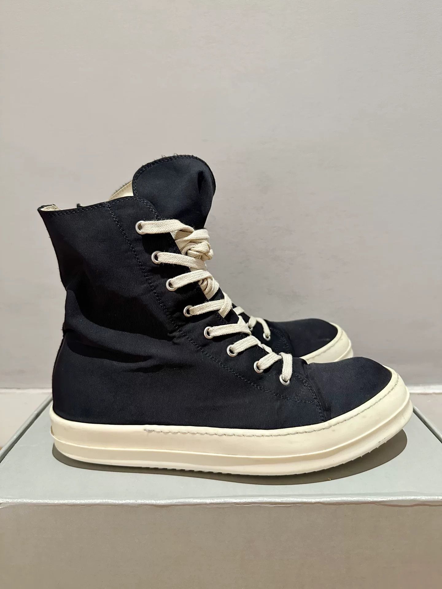 Rick Owens Drkshdw Rick Owens DRKSHDW High-Top Canvas Size US 8 / EU 41 - 1 Thumbnail