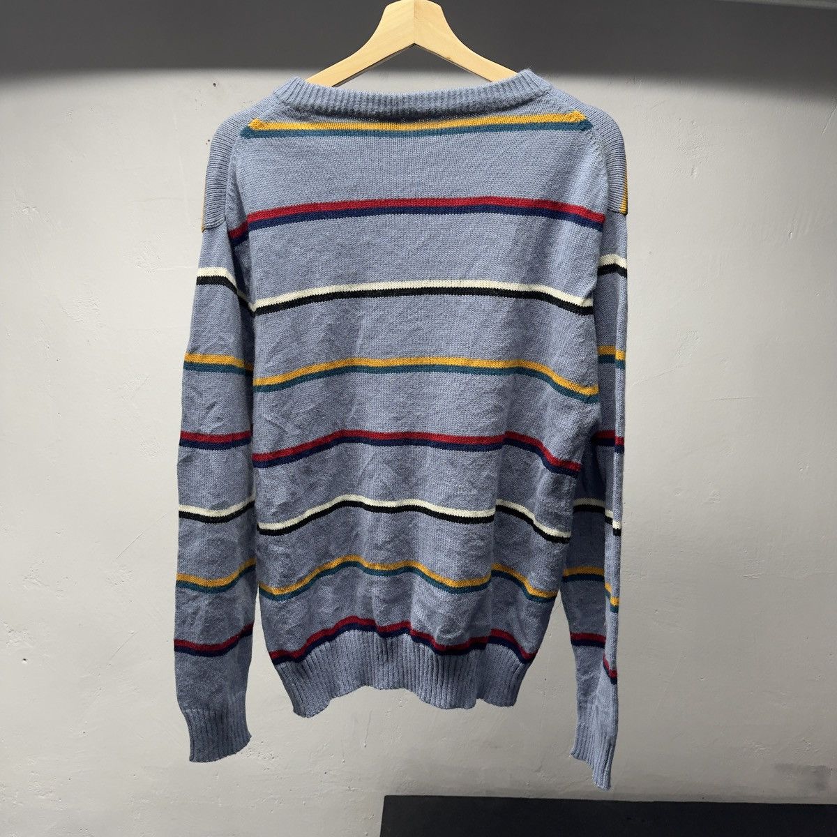 Vintage Vintage Striped Knit Sweater ERD ERL Grunge Skater Chrome Size US L / EU 52-54 / 3 - 5 Thumbnail