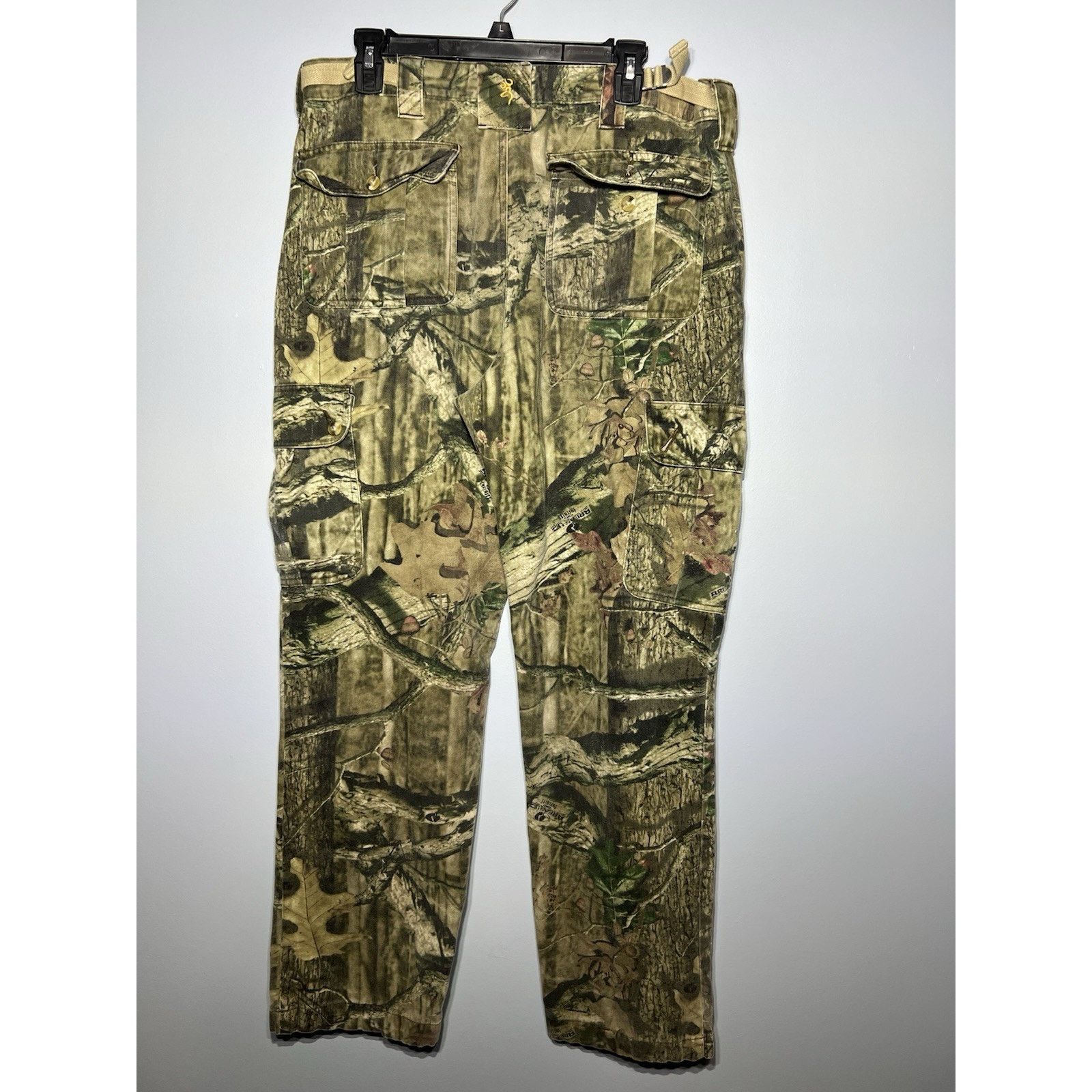 Mossy Oaks Browning Camo Cargo Pants Size M Mossy Oak Break Up Hunting Size US 30 / EU 46 - 4 Thumbnail