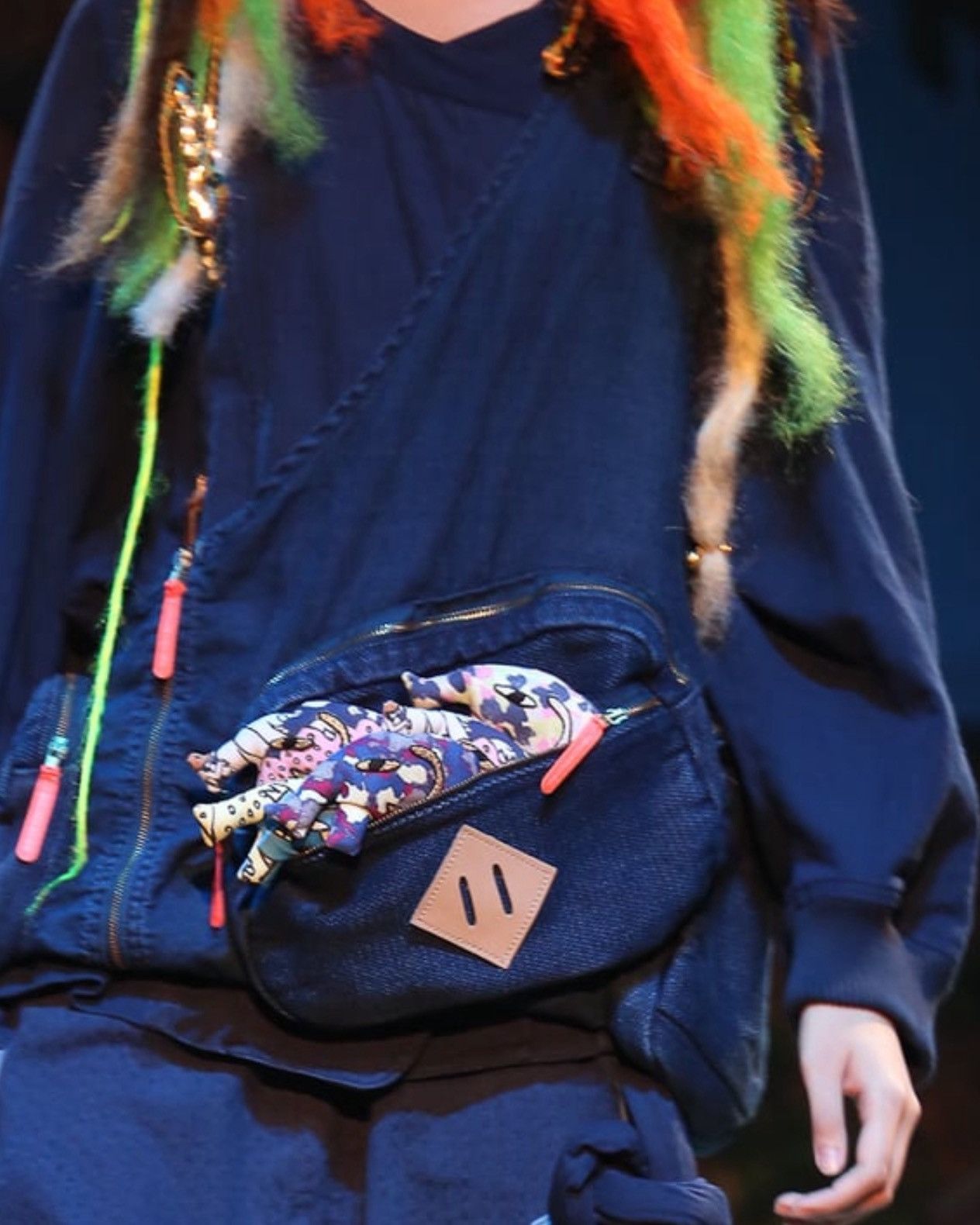 Issey Miyake × Japanese Brand × mercibeaucoup SS2013 MERCIBEAUCOUP TWO-TONE PANEL HOODIE Size S / US 4 / IT 40 - 3 Thumbnail