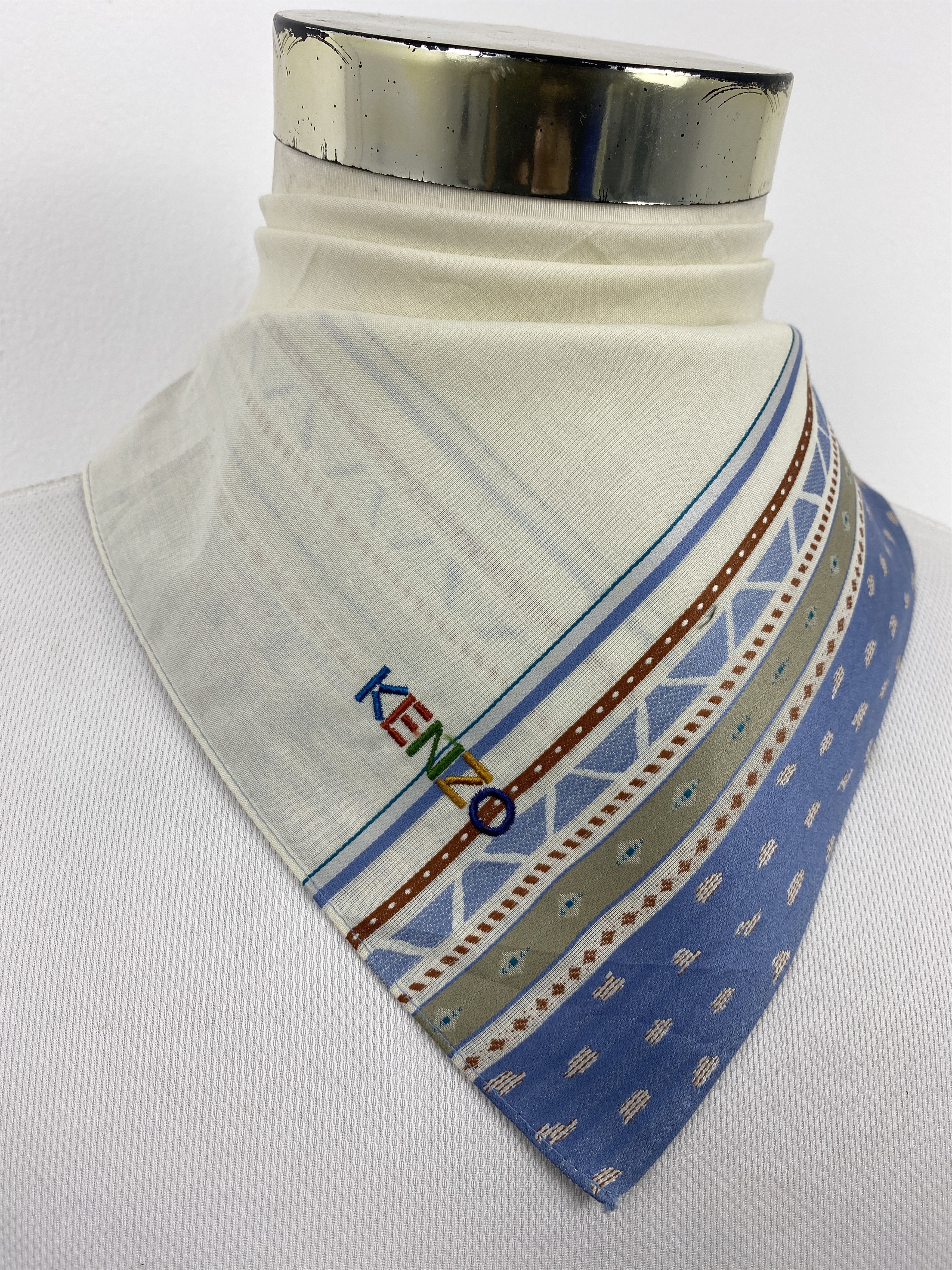 Kenzo Vintage Kenzo Handkerchief / Neckerchief KT0259 Size ONE SIZE - 2 Thumbnail