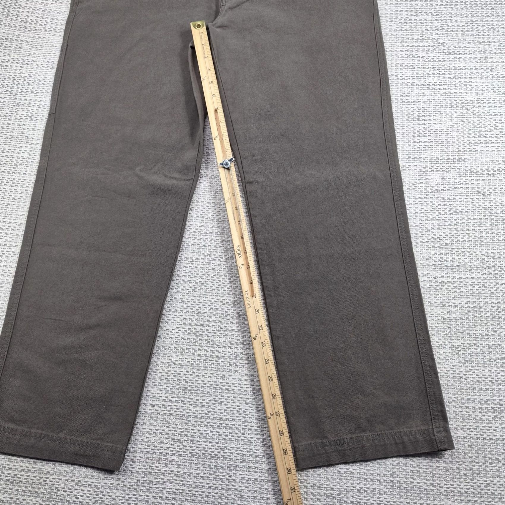 Vintage Columbia Cargo Pants Mens 38x30 Brown Canvas Regular Fit Tapered Casual Workwear Pants Size US 38 / EU 54 - 7 Thumbnail