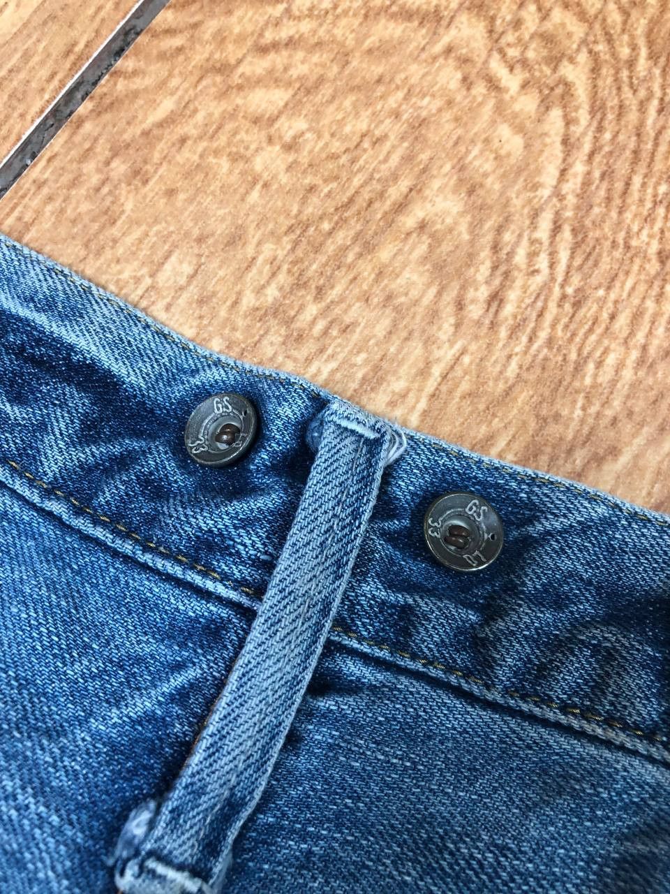 G-Star Crazy Crash Dirty Baggy Faded Jean Japan Avant Garde Style Size US 33 - 12 Thumbnail