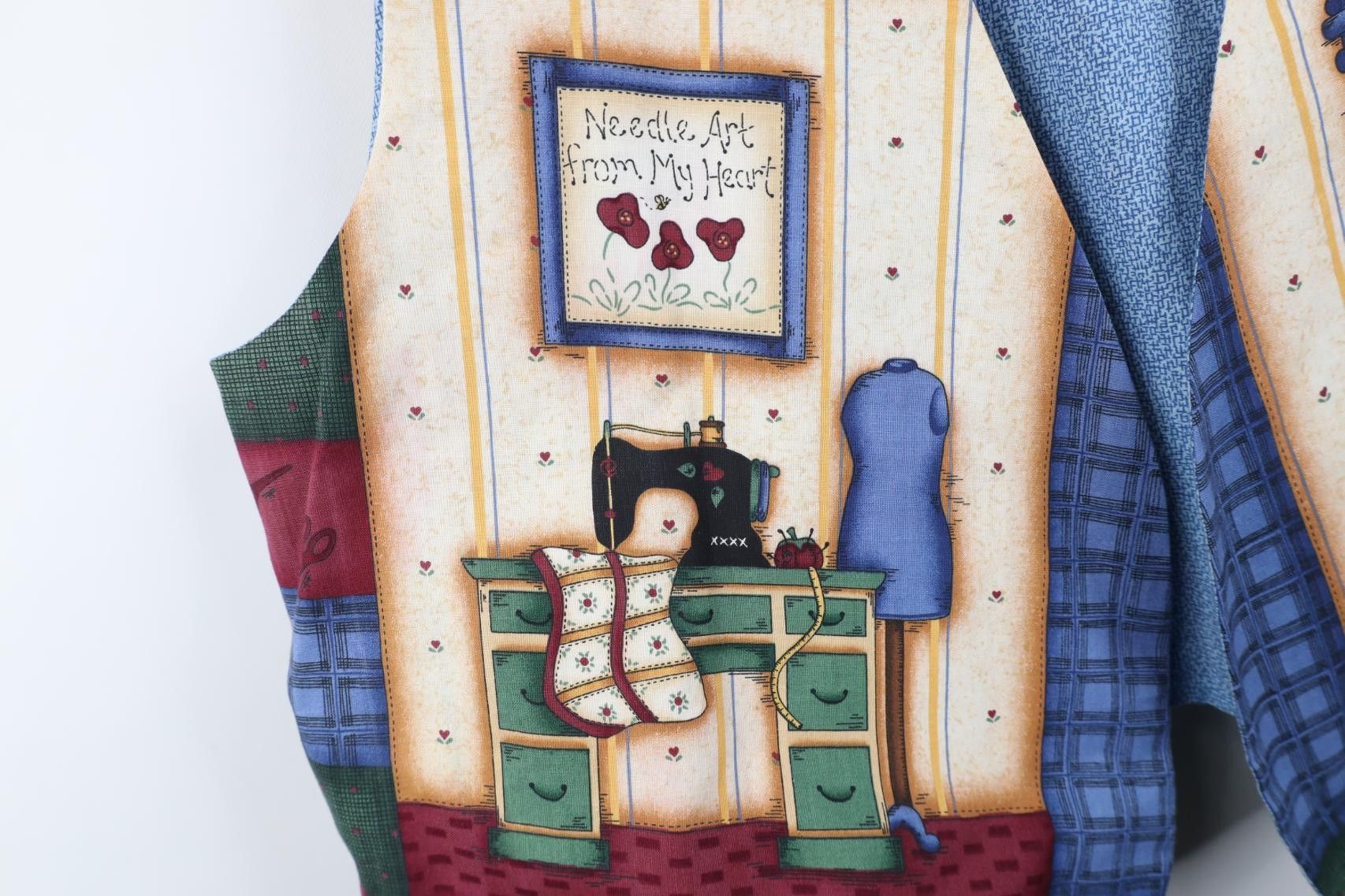 Vintage Vintage 90s Streetwear Reversible Cat Kitten Vest Jacket Size XL / US 12-14 / IT 48-50 - 6 Thumbnail
