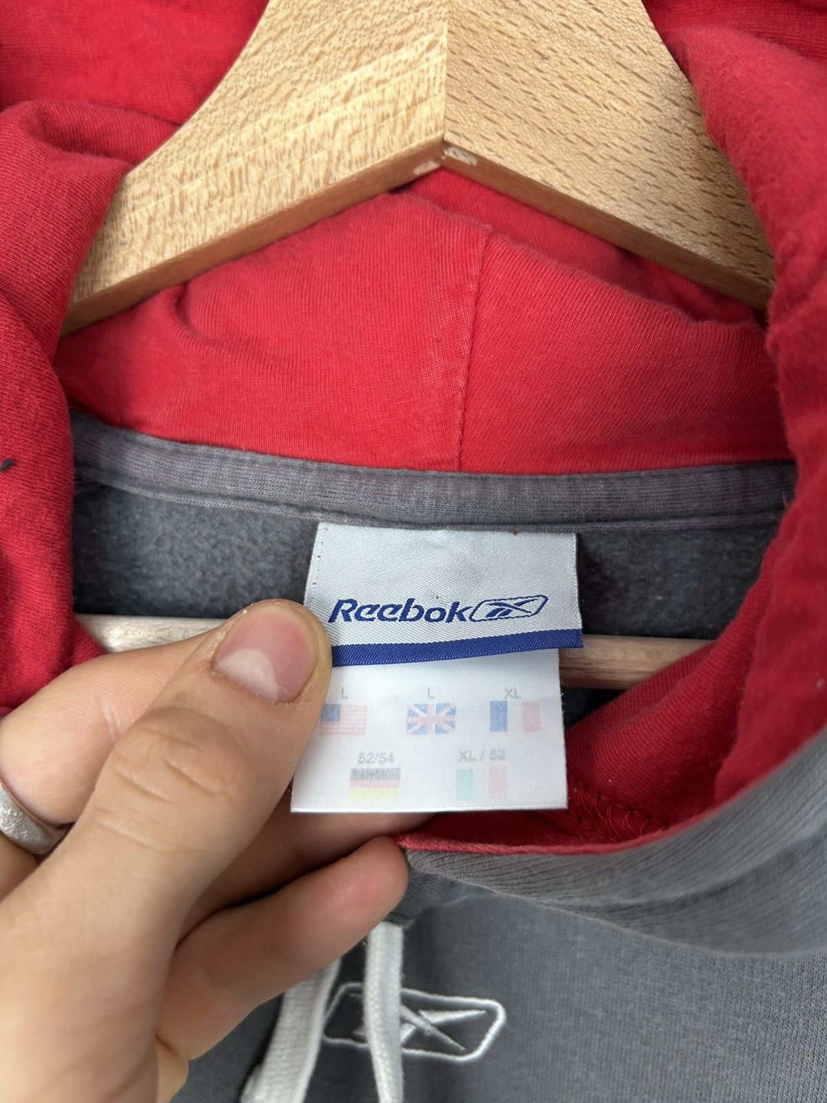 Reebok Vintage Reebok Baggy Basketball Hoodie Rap 2pac Boxy Skate Size US L / EU 52-54 / 3 - 6 Thumbnail