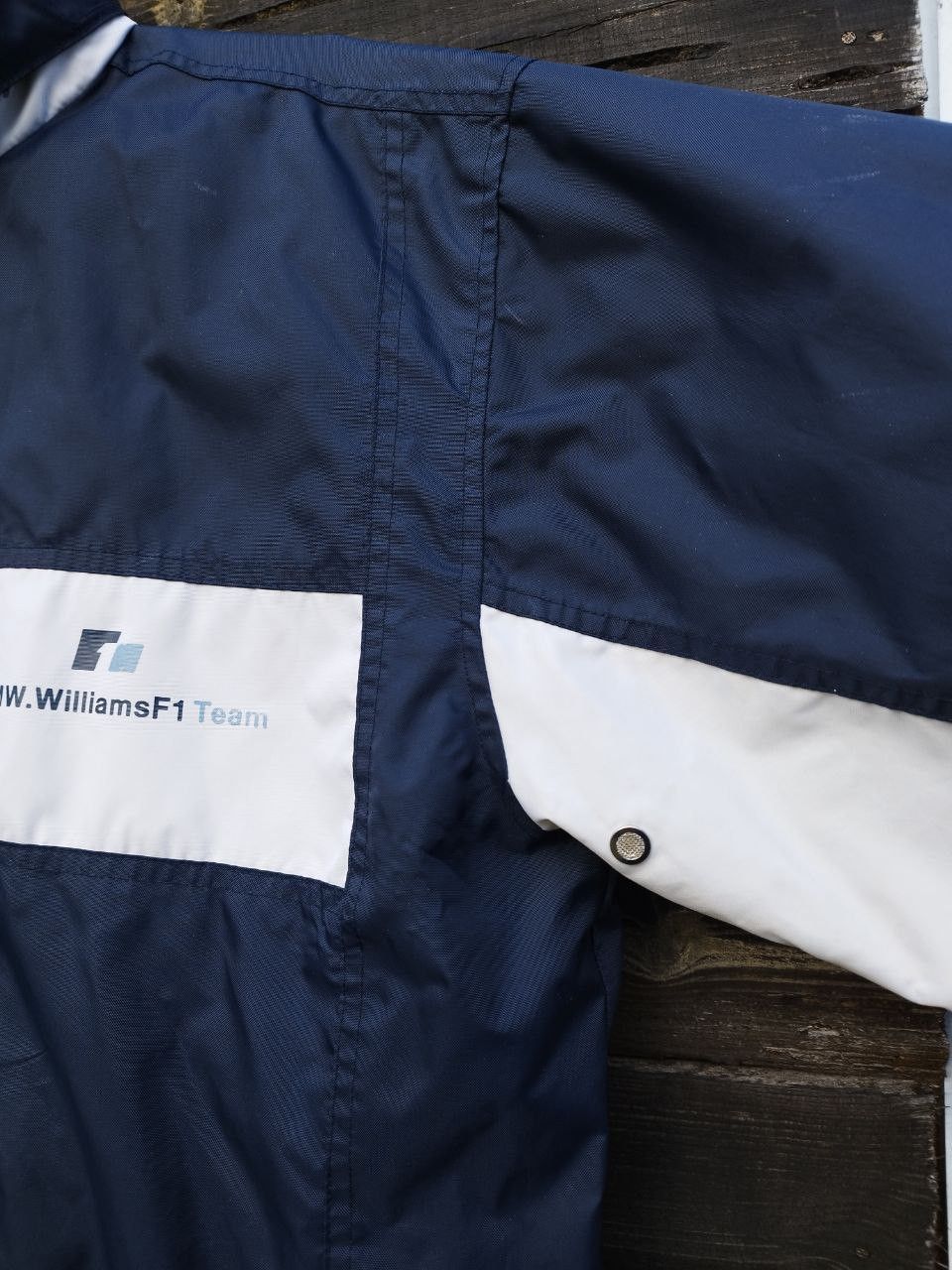 BMW VINTAGE BMW Williams F1 Team Paddock Nylon Jacket Retro 00s Size US L / EU 52-54 / 3 - 5 Thumbnail
