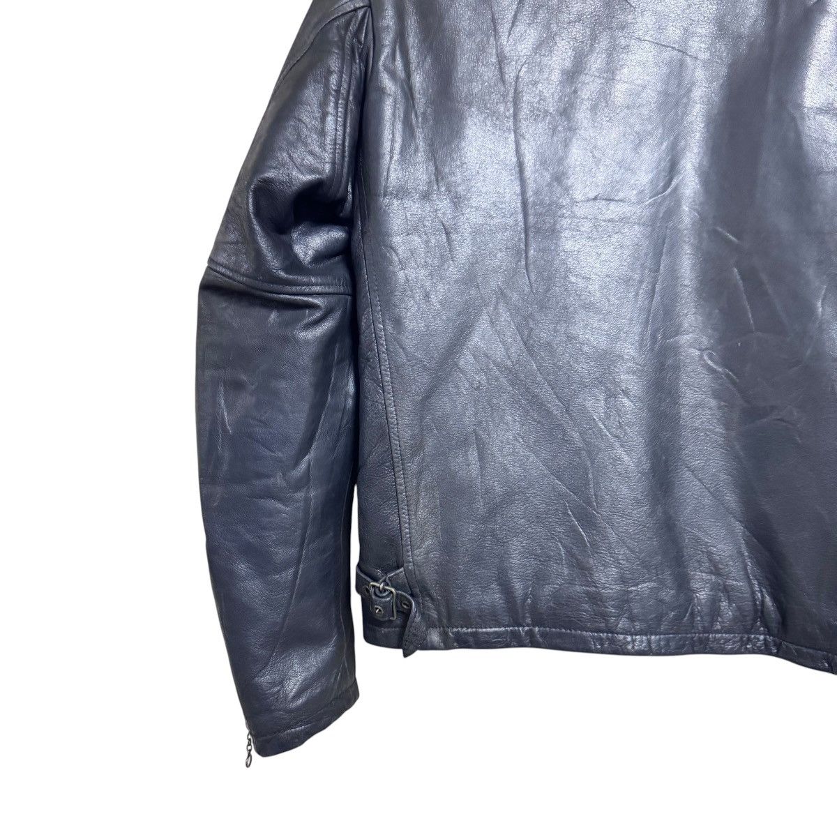 45rpm Vintage 45rpm Goatskin Leather Biker Jacket Size US XS / EU 42 / 0 - 10 Thumbnail