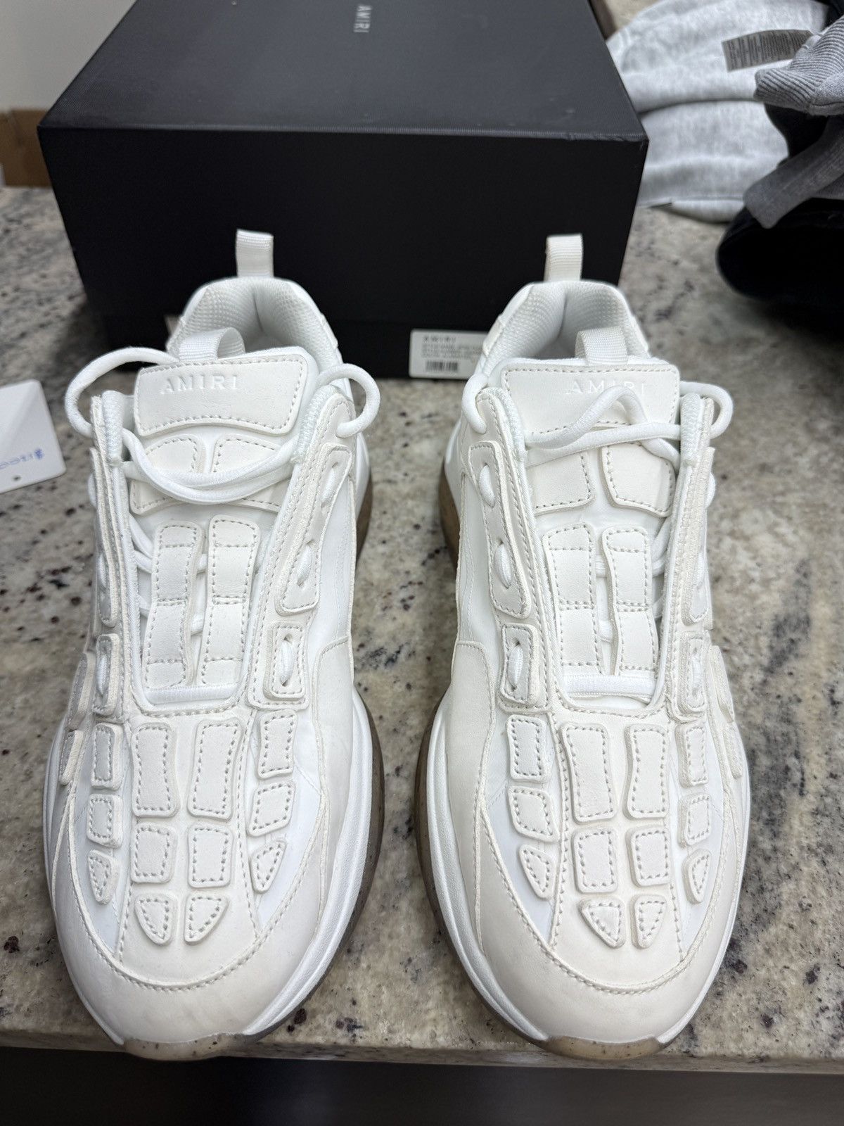 Amiri Amiri White Bone Runners Size US 10 / EU 43 - 3 Thumbnail
