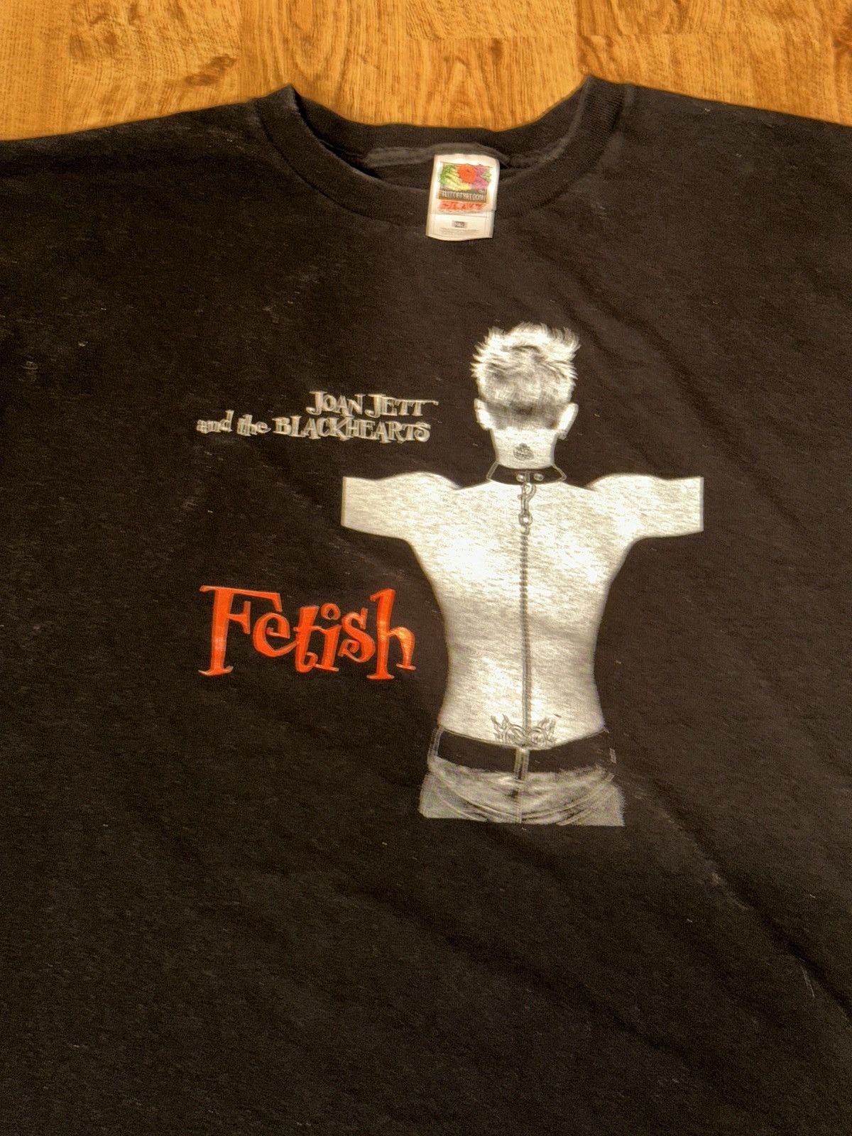 Fruit Of The Loom VTG 90s JOAN JETT & The Blackhearts Fetish Graphic Tee XL Size US XL / EU 56 / 4 - 2 Thumbnail