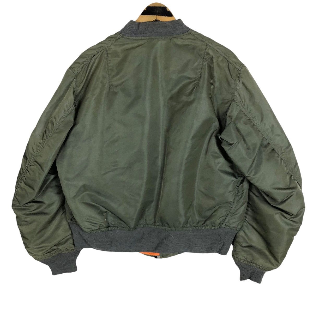 Alpha Industries Vintage 90s Alpha Industries MA-1 Bomber Jacket Size US L / EU 52-54 / 3 - 10 Thumbnail