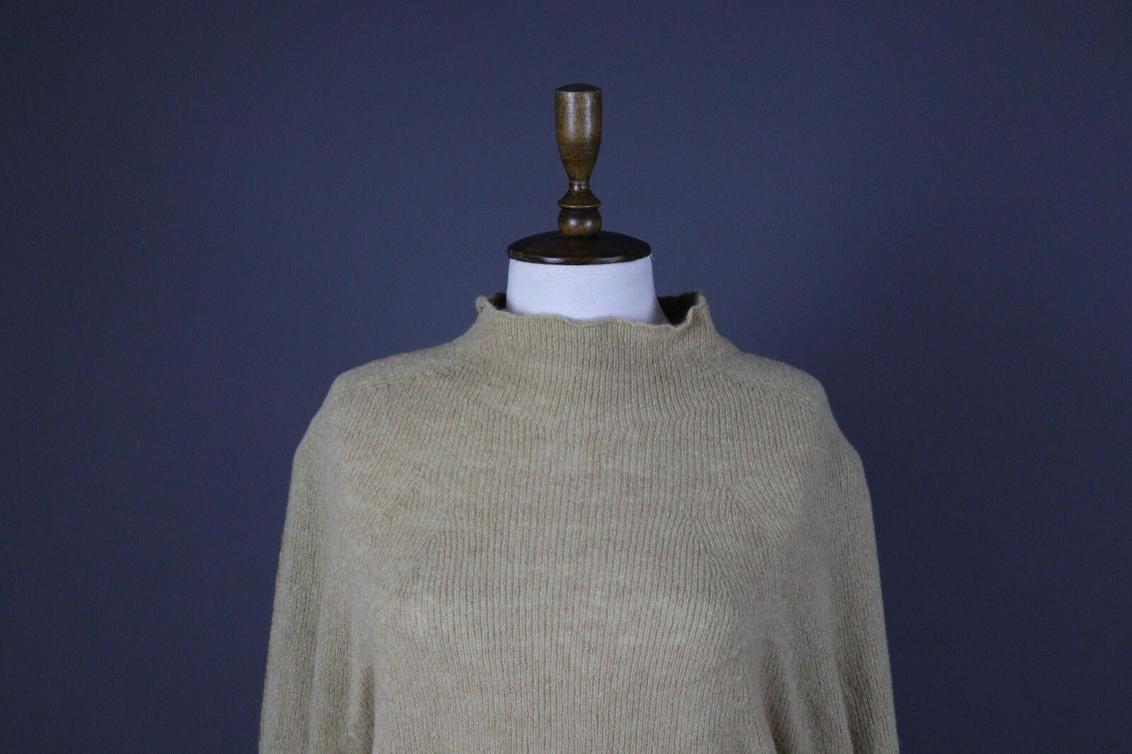 Designer Marc Cain Brown Angora Wool Knit Sweater Size 2 Size XS / US 0-2 / IT 36-38 - 2 Thumbnail
