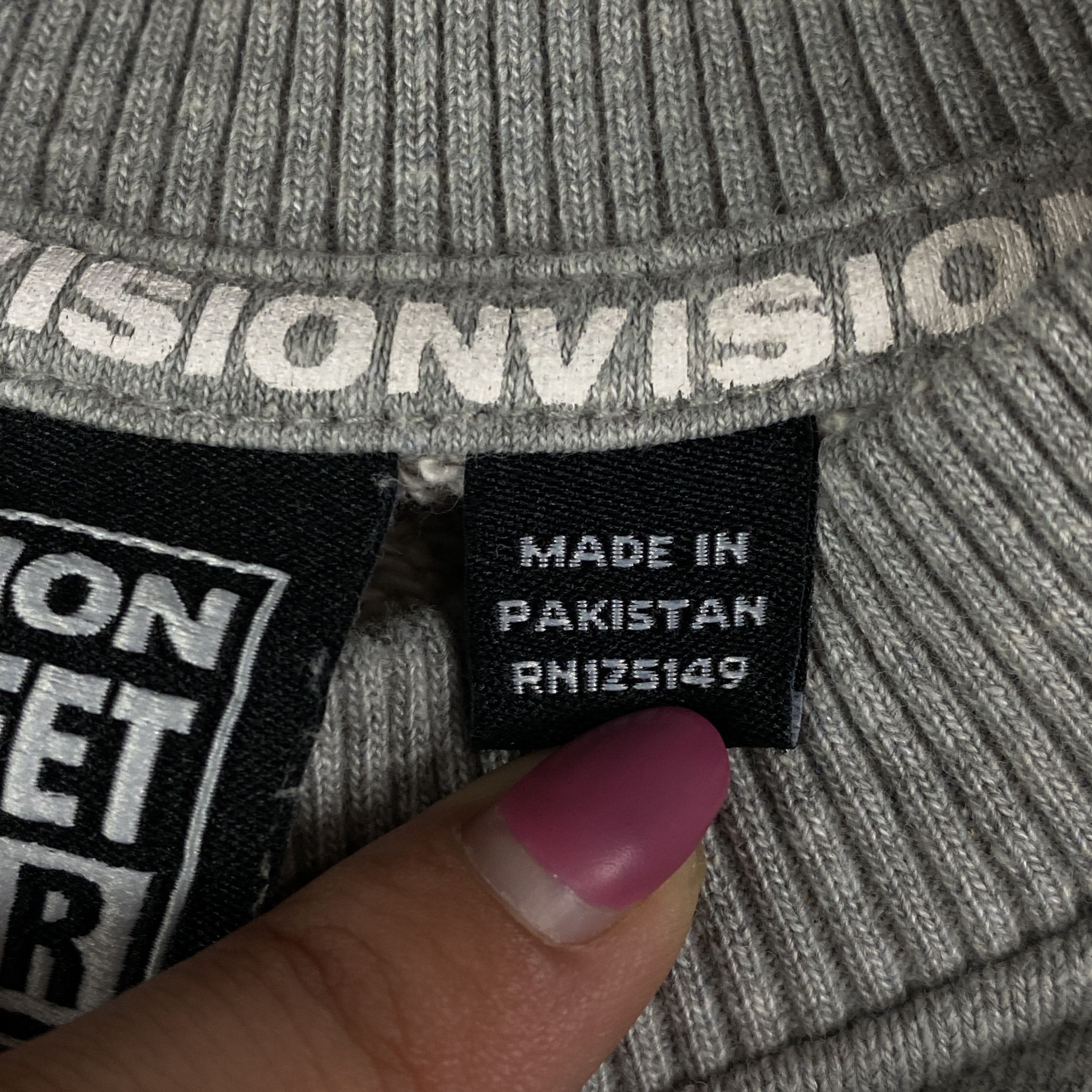 Vision Streetwear Mens Sweatshirts Vision Street Wear Big Logo Size S Cotton Size US S / EU 44-46 / 1 - 5 Thumbnail
