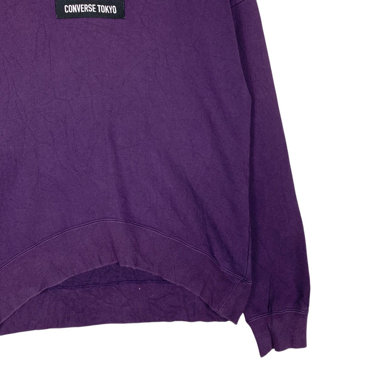 Converse CONVERSE TOKYO Center Logo Purple Sweatshirt #1469-C66 Size US M / EU 48-50 / 2 - 4 Thumbnail