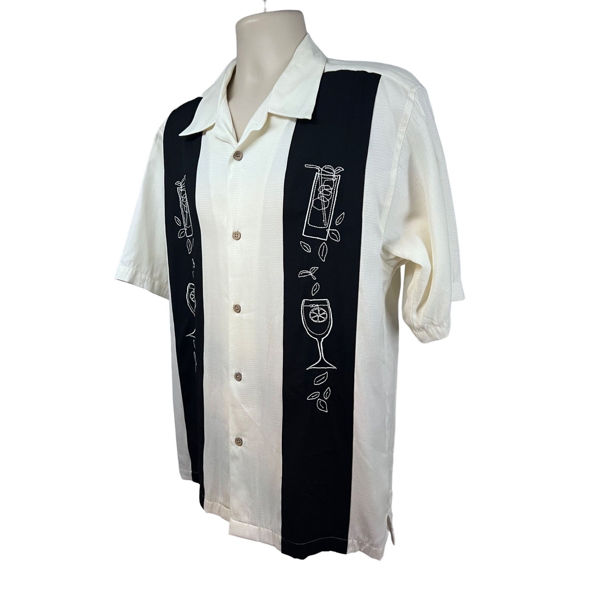 Vintage Monte Carlo Retro Rockabilly Embroidered Button Up Shirt Med Size US M / EU 48-50 / 2 - 1 Thumbnail