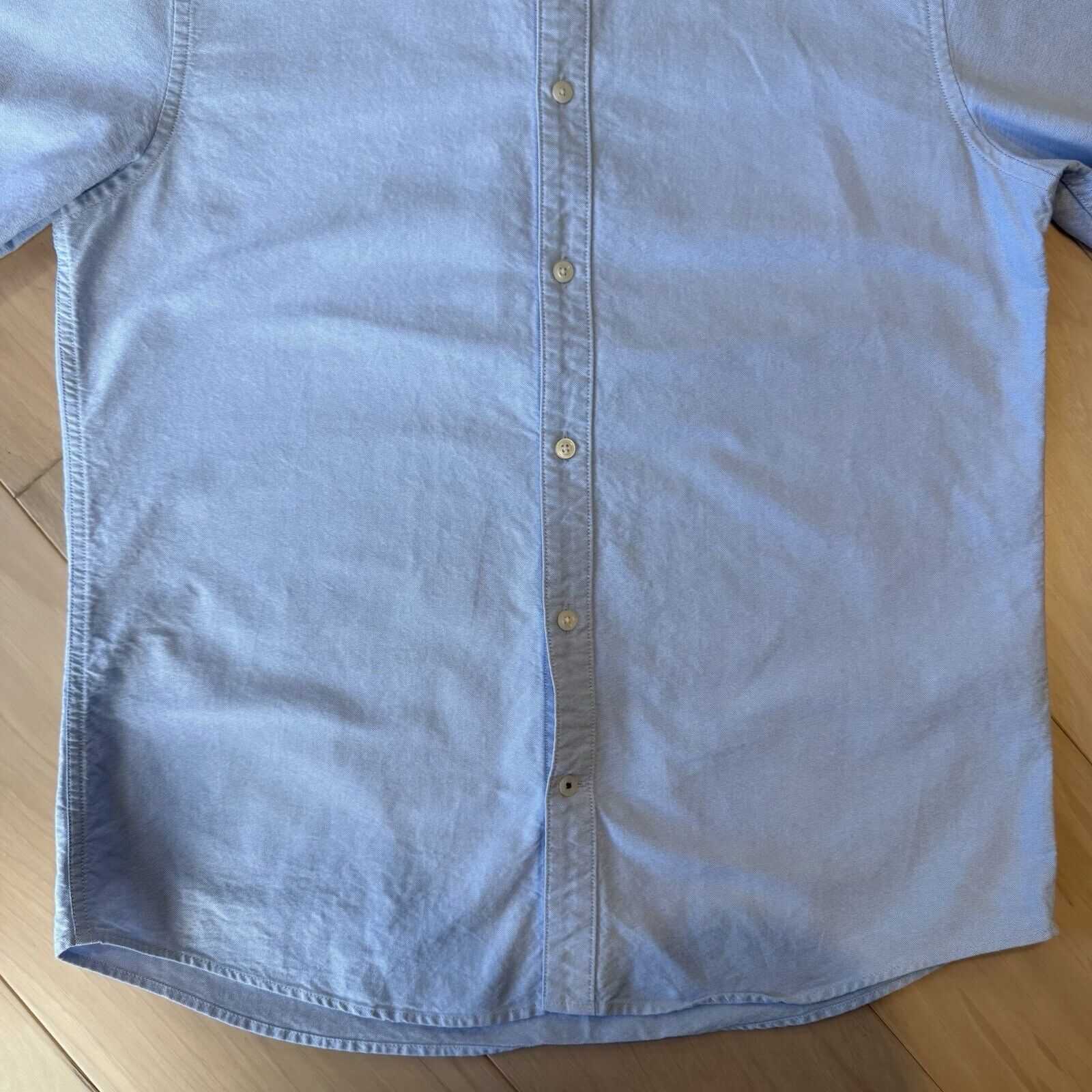 NN07 NN07 Shirt Large Blue Short Sleeve Button Up No Nationality Size US L / EU 52-54 / 3 - 4 Thumbnail